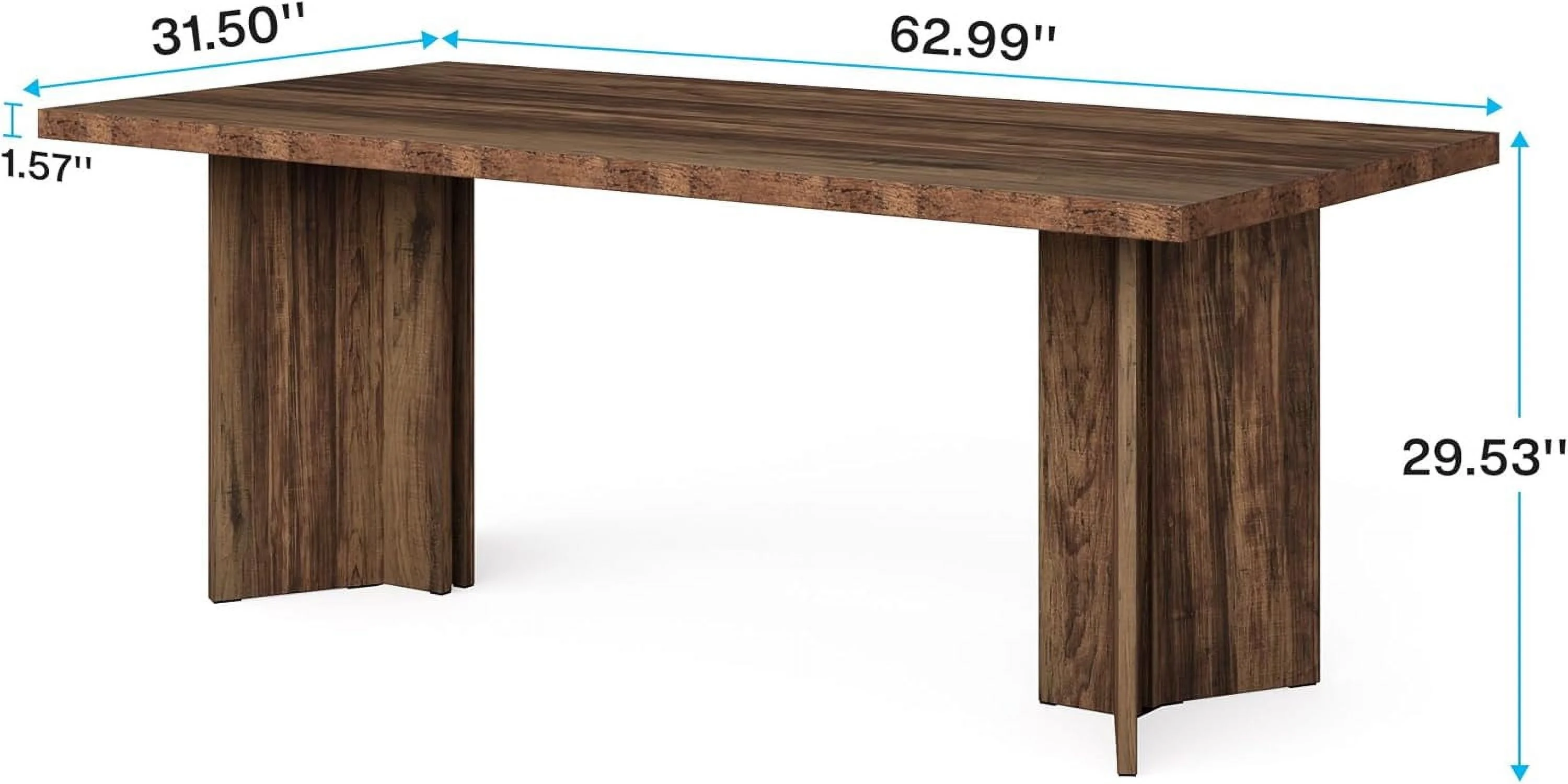 Tribesigns Dining Room Table for 4-6, 63