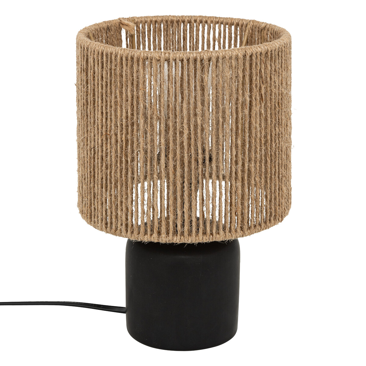 Table lamp "Koby" Black, H.24 cm