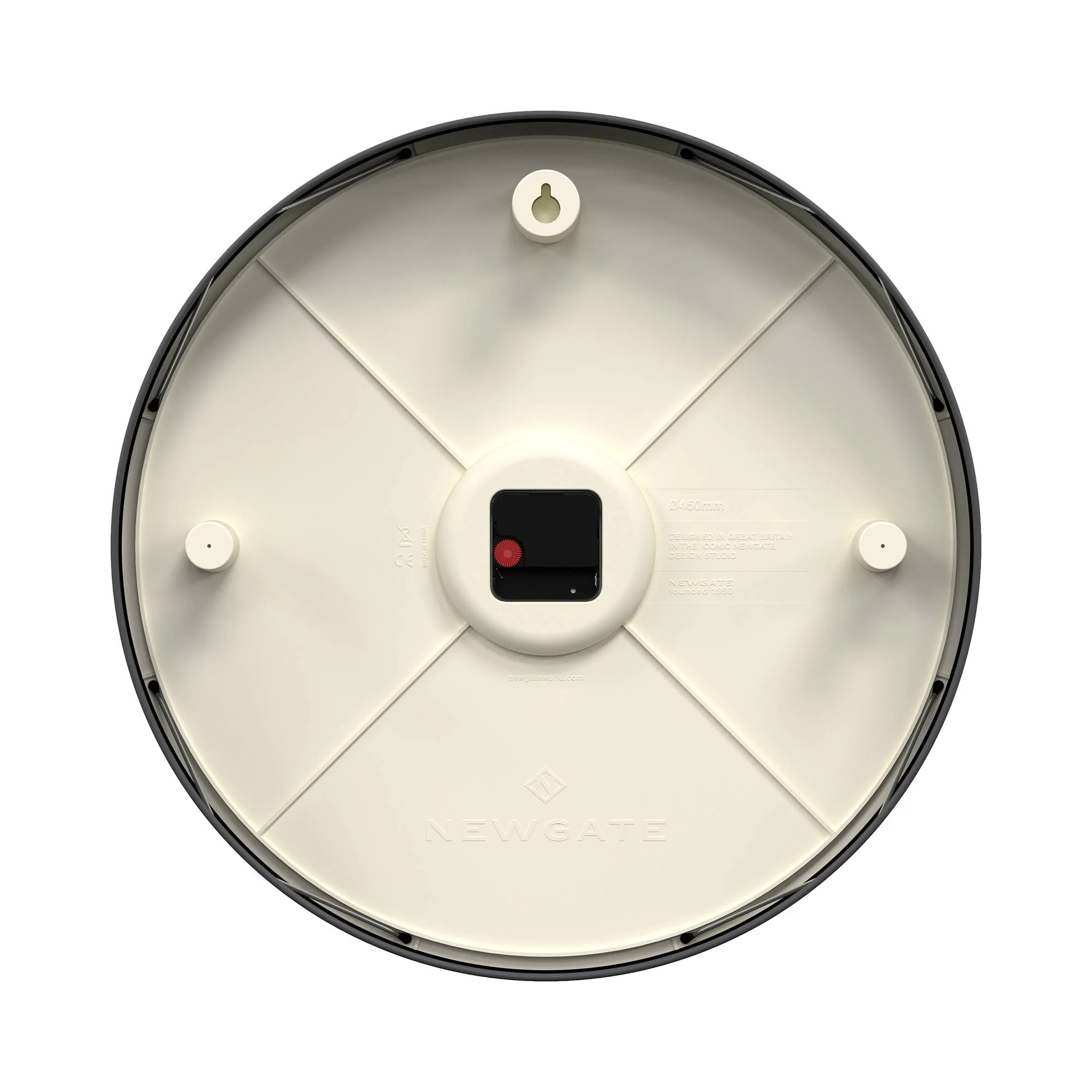 Newgate Mr Edwards wall clock in grey