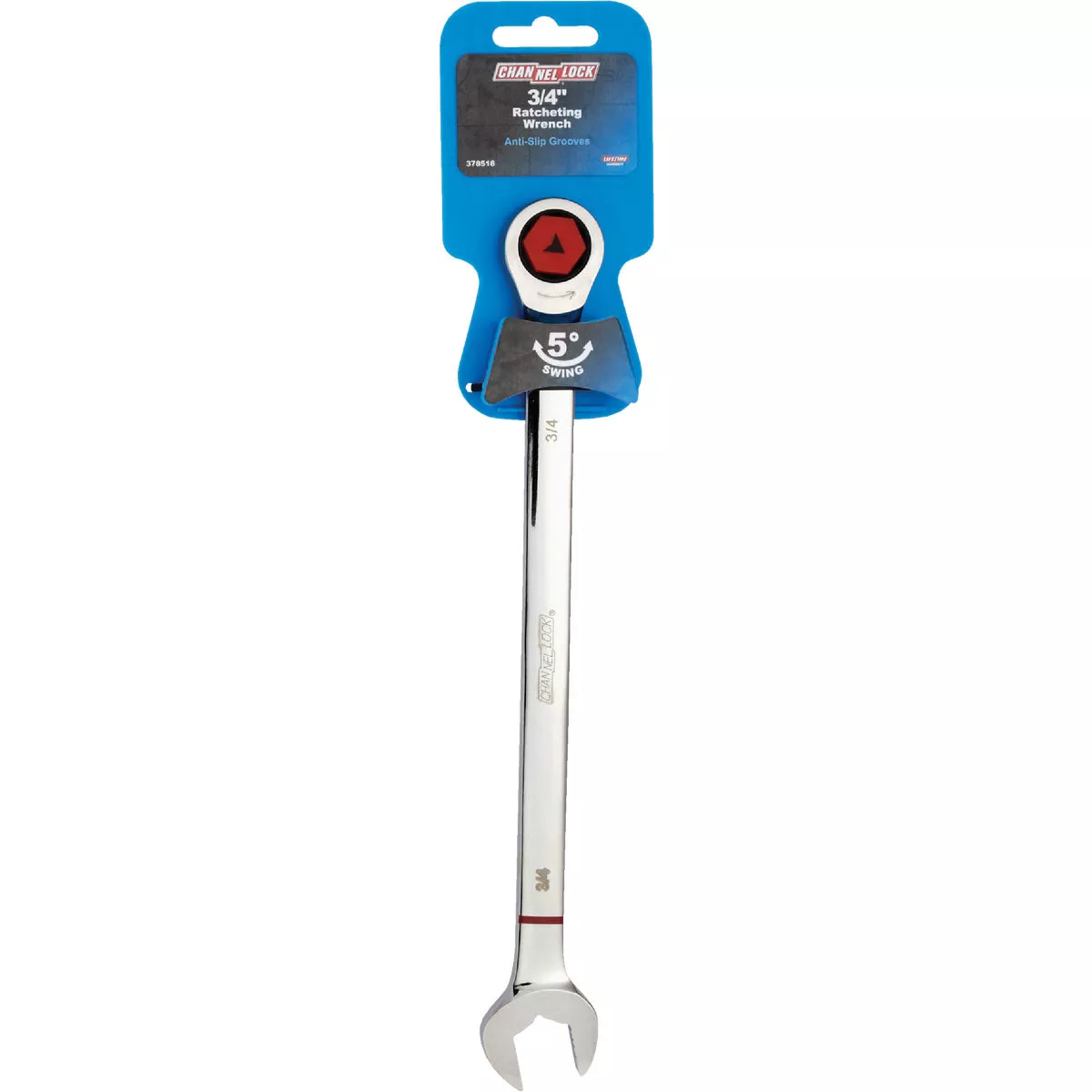 Channellock Standard 3/4 In. 12-Point Ratcheting Combination Wrench