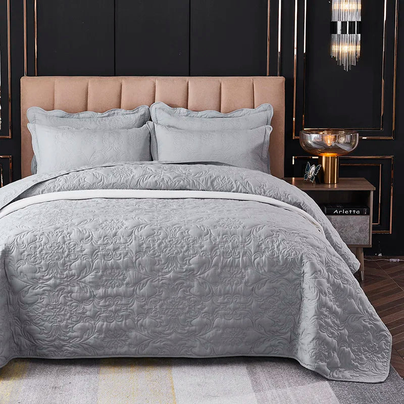 ElegantTouch - Wit Geïmpregneerd Katoenen Quilt