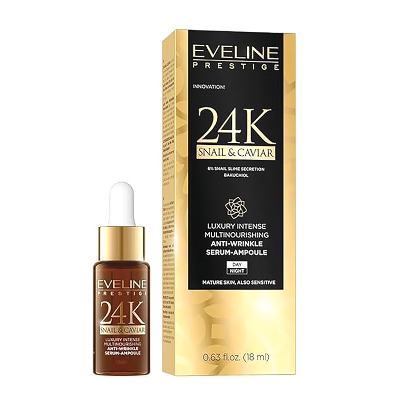 Eveline 24K Snail & Caviar Serum - MIDNIGHT VELVET CATALOG