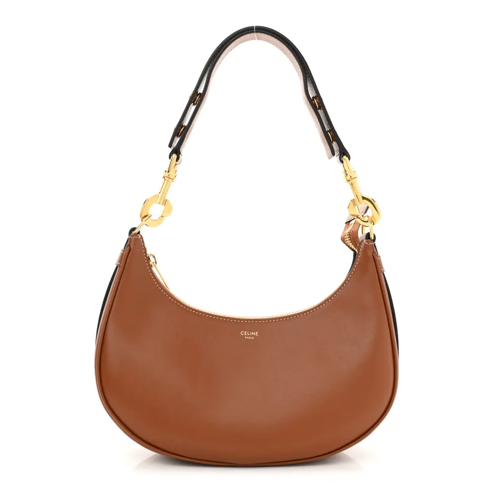Replica Celine Tan Ava Shoulder Bag – Gold Hardware Details