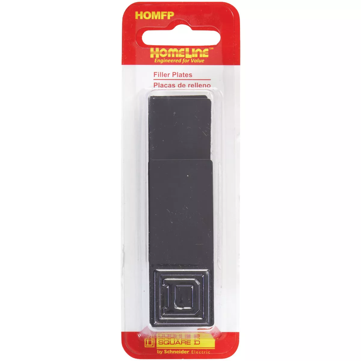 Square D Homeline 1 In. Load Center Breaker Filler Plate (3-Pack)