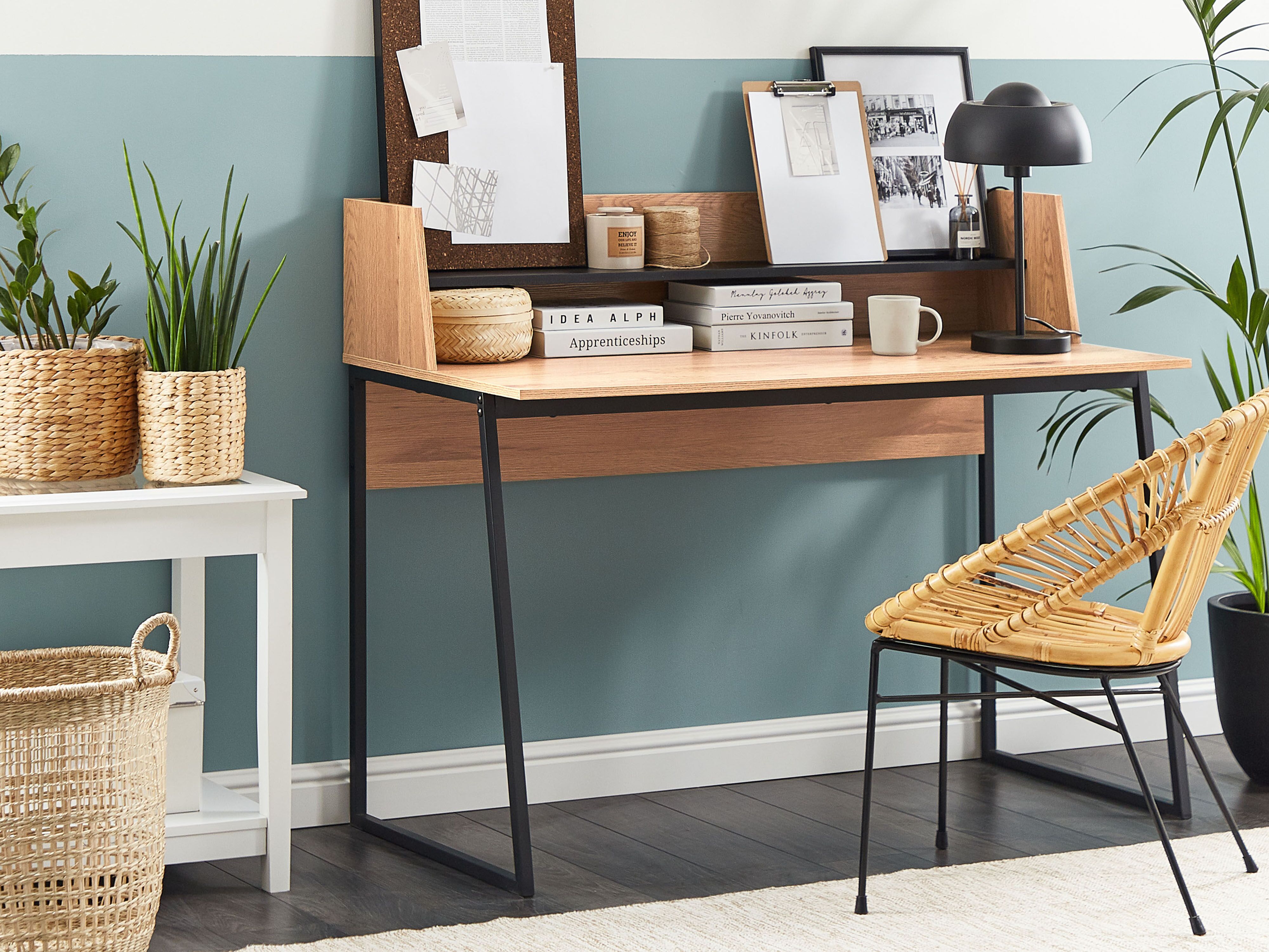 Home Office Desk GORUS Light Brown 120 cm 59 cm
