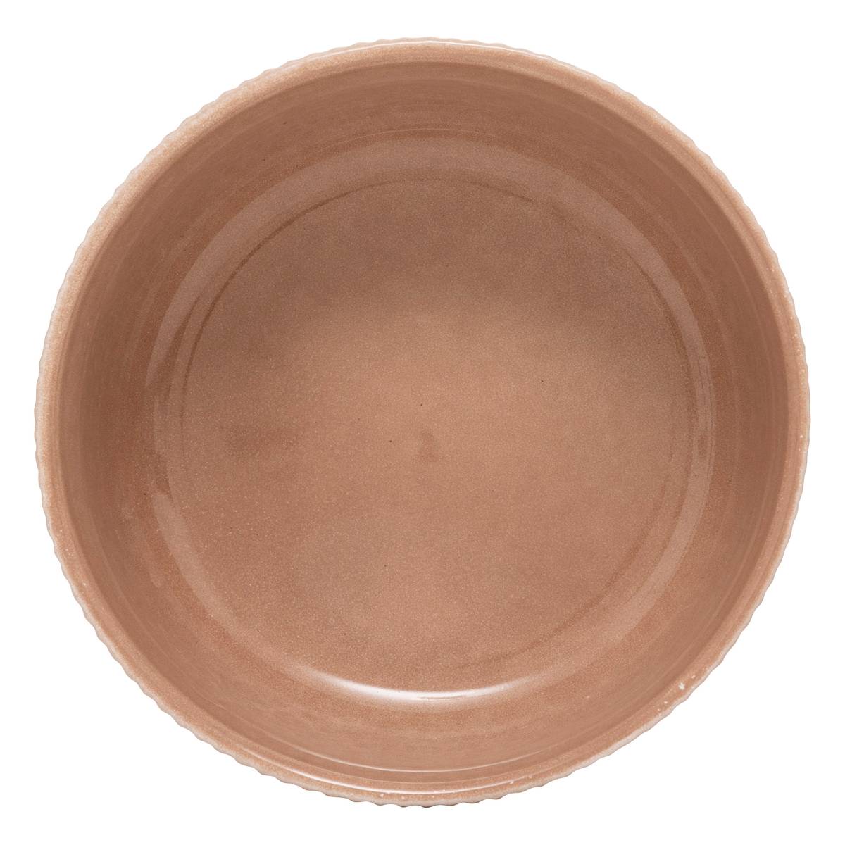 Deep plate "Chloe" Stoneware (ceramic), D.14.2 cm, Moccha