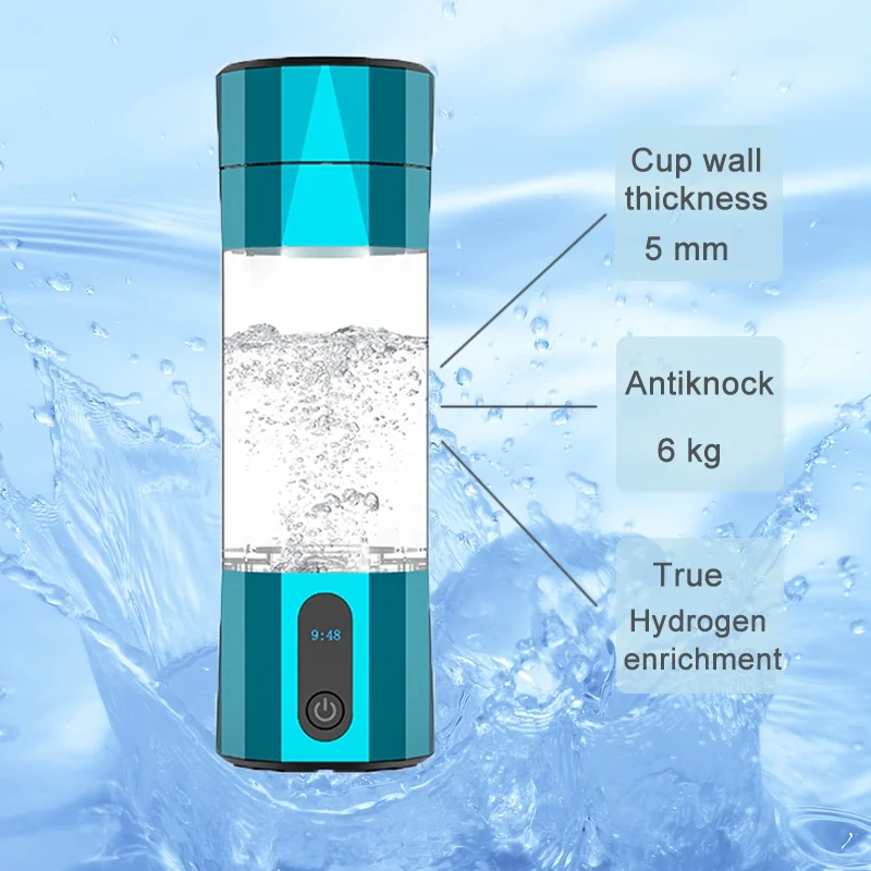 Hydrogen-Rich Water Bottle Portable Hydrogen Water H2  Filter Bottle For Kids Home Water Ionizer Generator Bottle Cup