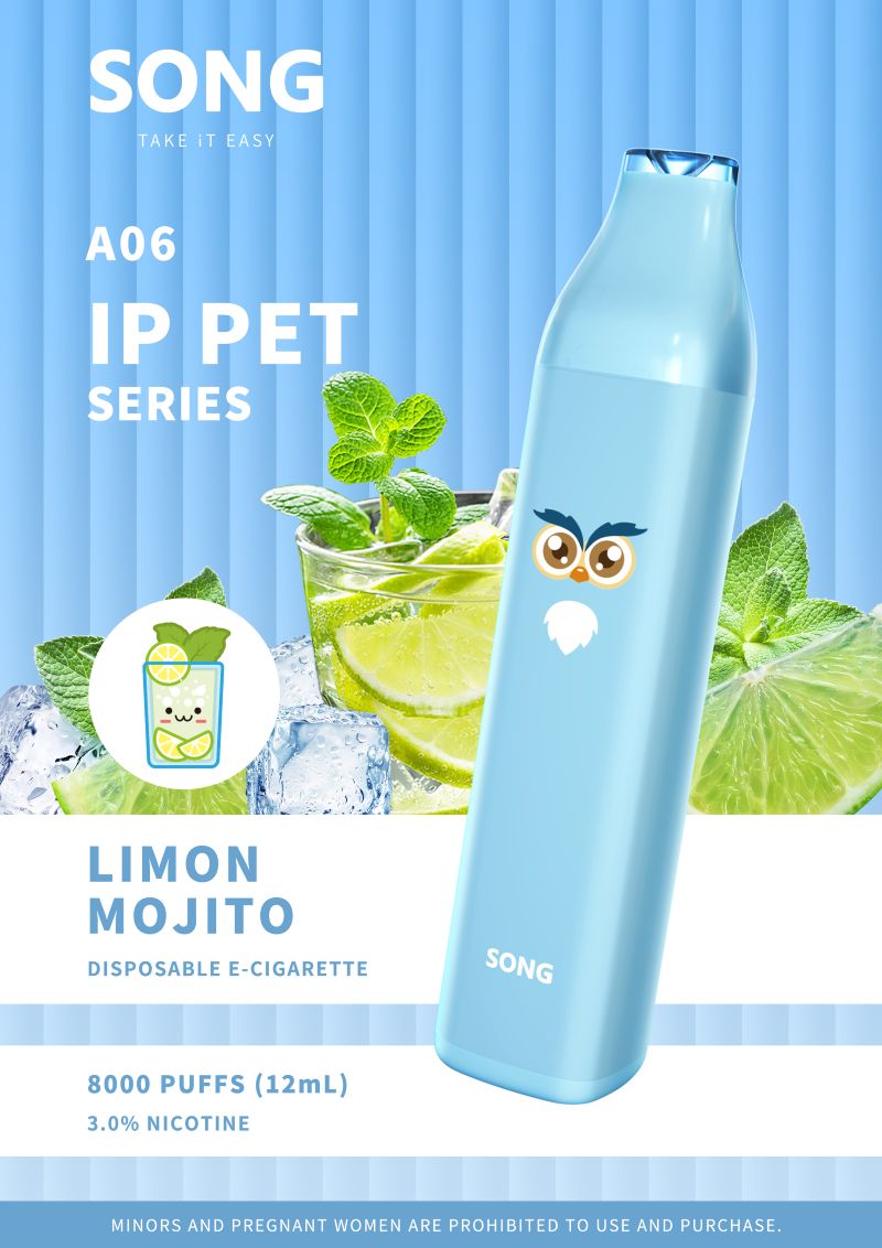 （2 pack）SONG  A06-IP Pet – 8000Puffs