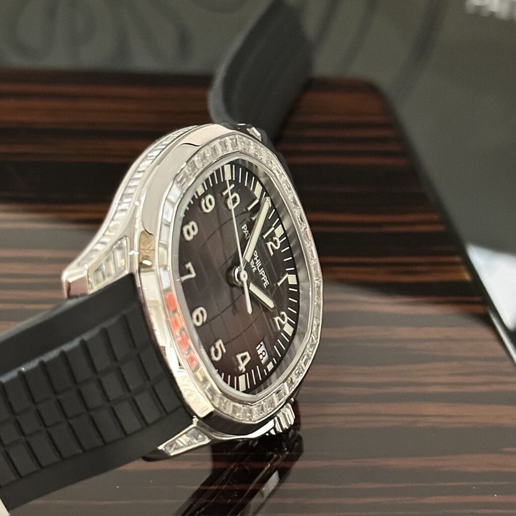 Patek Philippe Replica Watch Aquanaut 5167 Custom Moissanite Baguette Diamonds 40mm - Top club