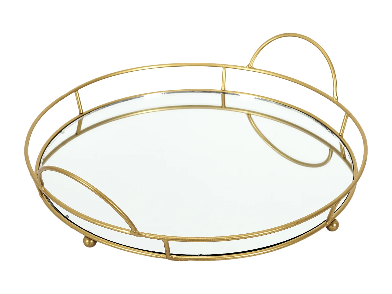 Plateau De Presentation - HOME DECO FACTORY - Miroir - Or