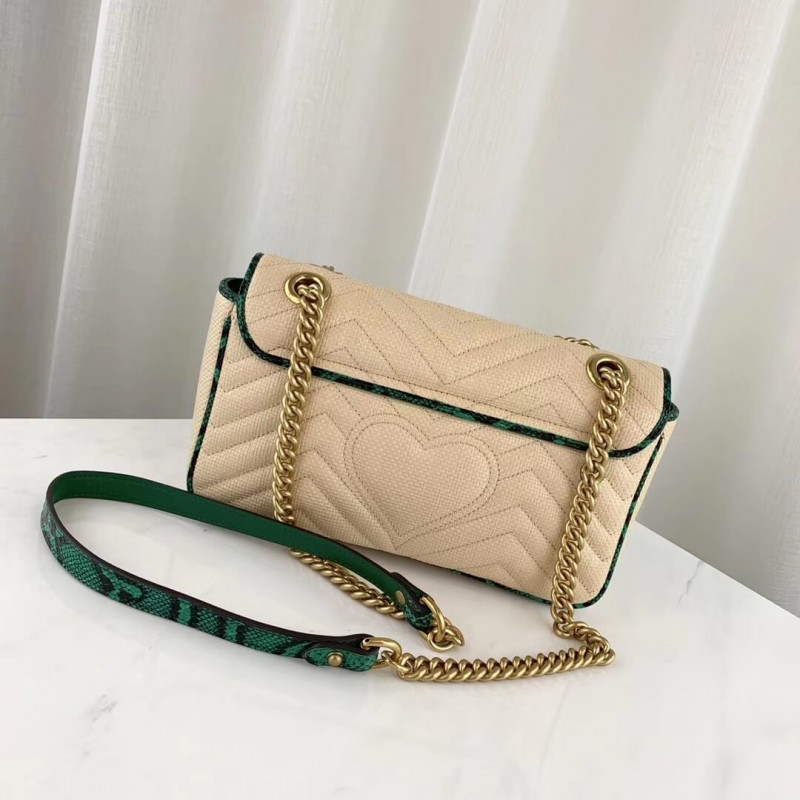 Replica Gucci Online Exclusive Gg Marmont Raffia Small Shoulder Bag 4434971:1High-quality replica