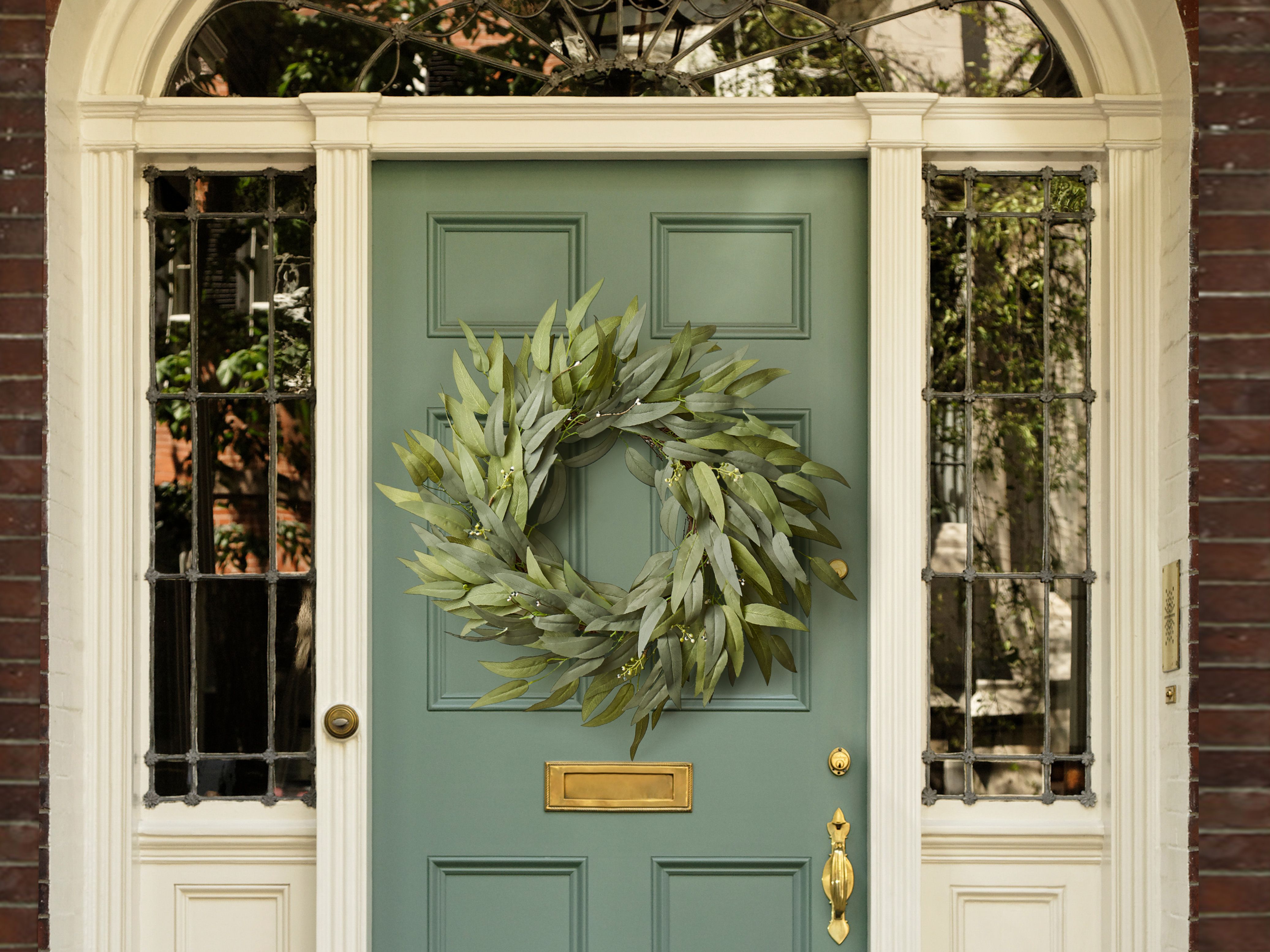 Decorative Wreath GAMRUN 70 cm Green