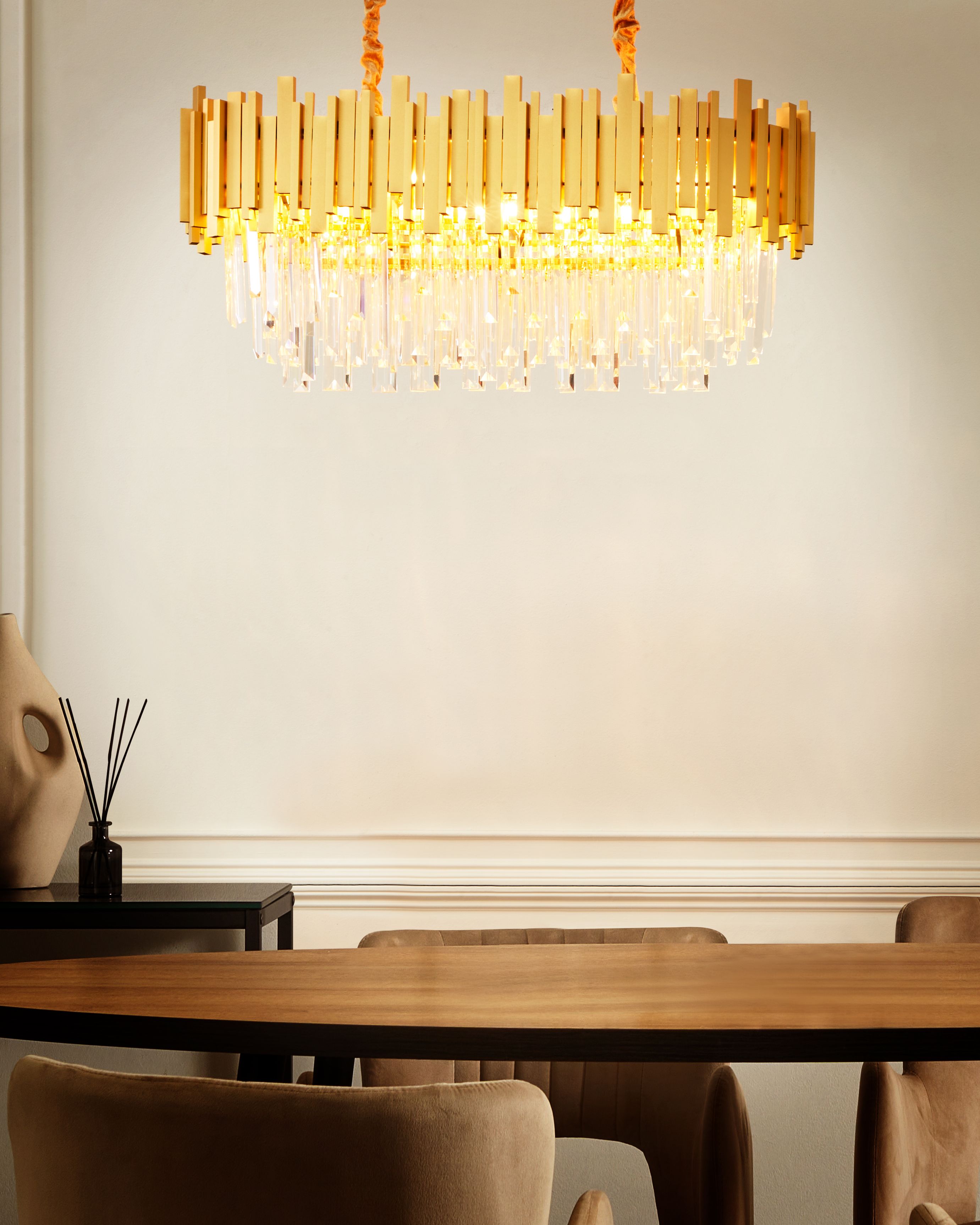 Chandelier GARCIA Metal Gold