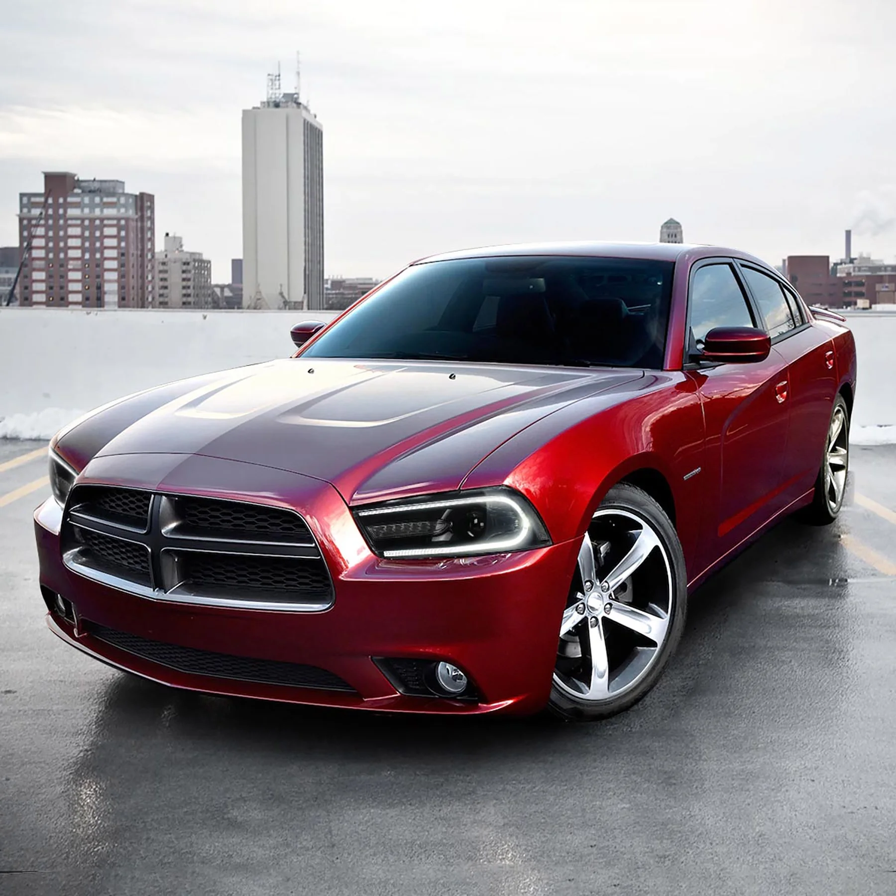 VLAND for Dodge Charger 2011 2012 2013 2014 Dual Beam Projector Headlights Replacement Assembly - Image 14