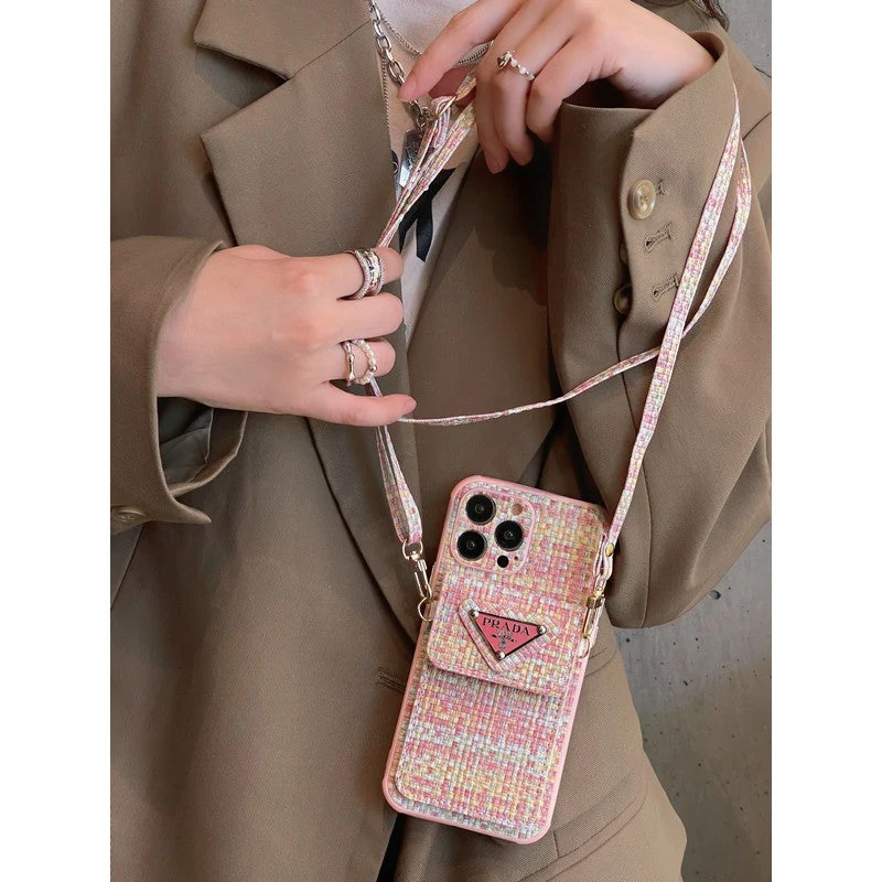 Pra Weave Card Bag Crossbody iPhone Case - Wholesale & Influencer