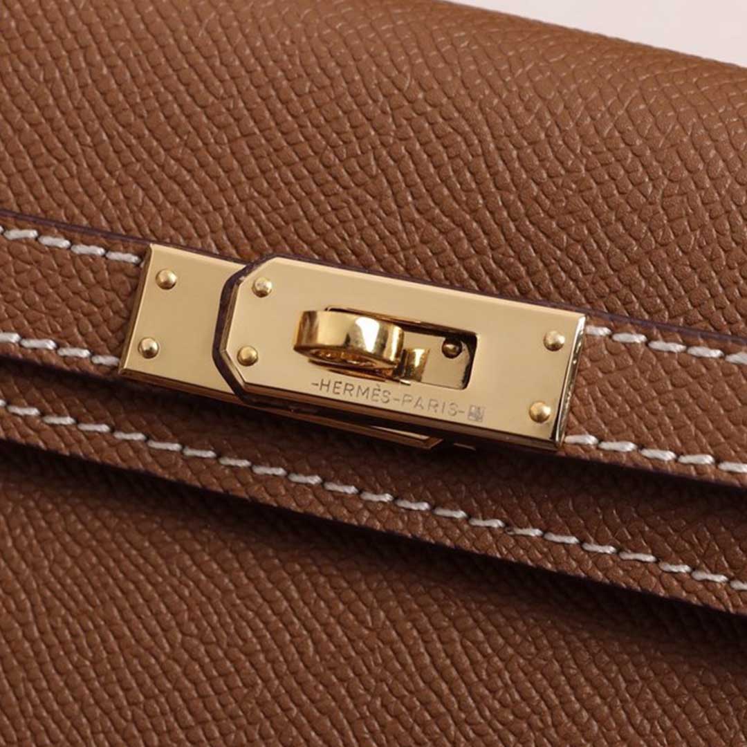 Replica Hermes Aaa-Kelly Cut Pochette Black/Brown/Blue1:1High-quality replica