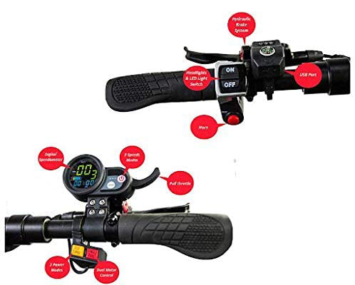 MAXX 60MPH Ultra High Speed Electric Scooter for Adults Foldable, 5000W Power Dual Motor| 60V /38.5Ah Battery | 83 Miles Range | Grade 30° - Image 5