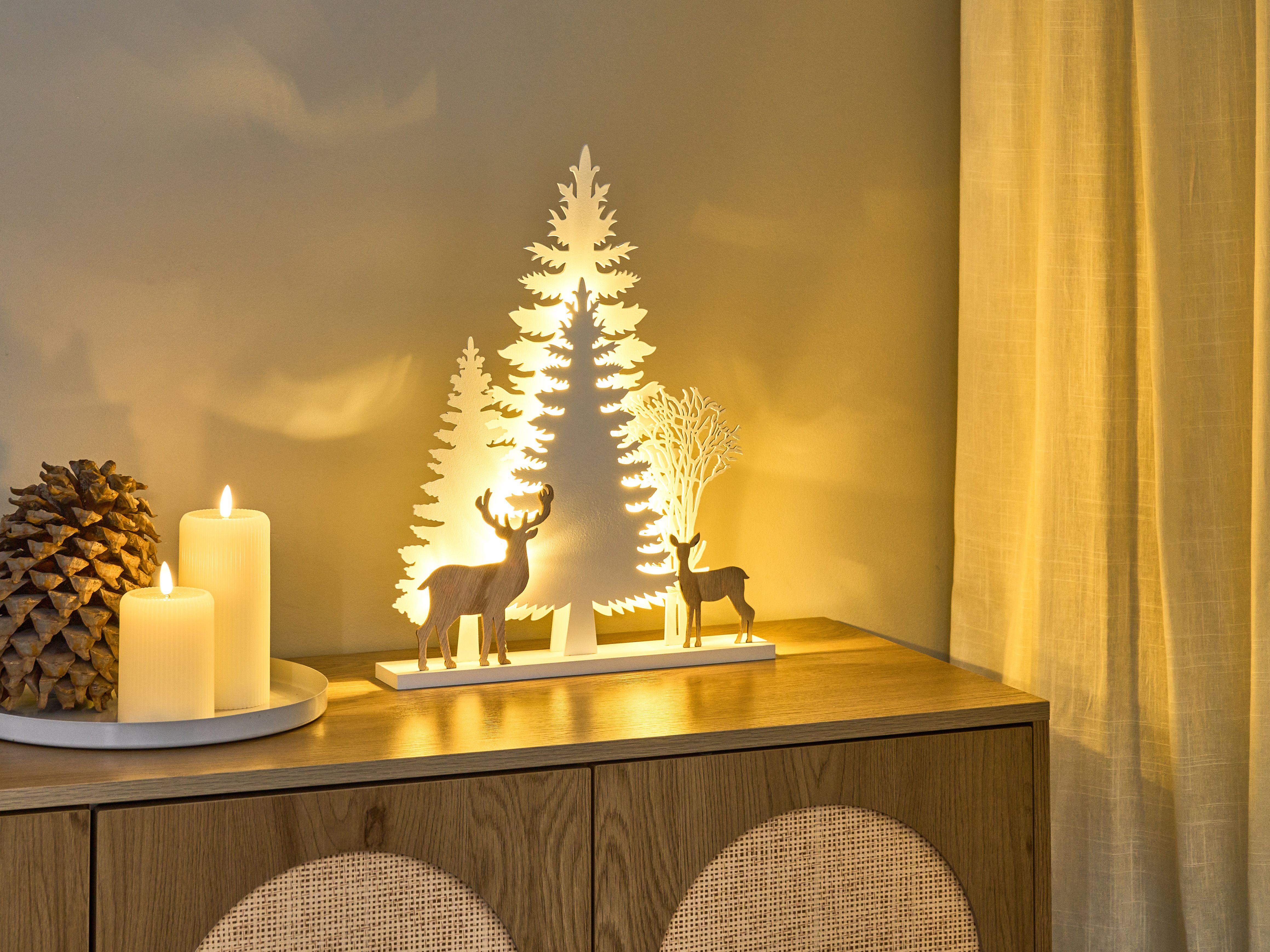 Christmas Decoration LED GISSELAN 45 cm White