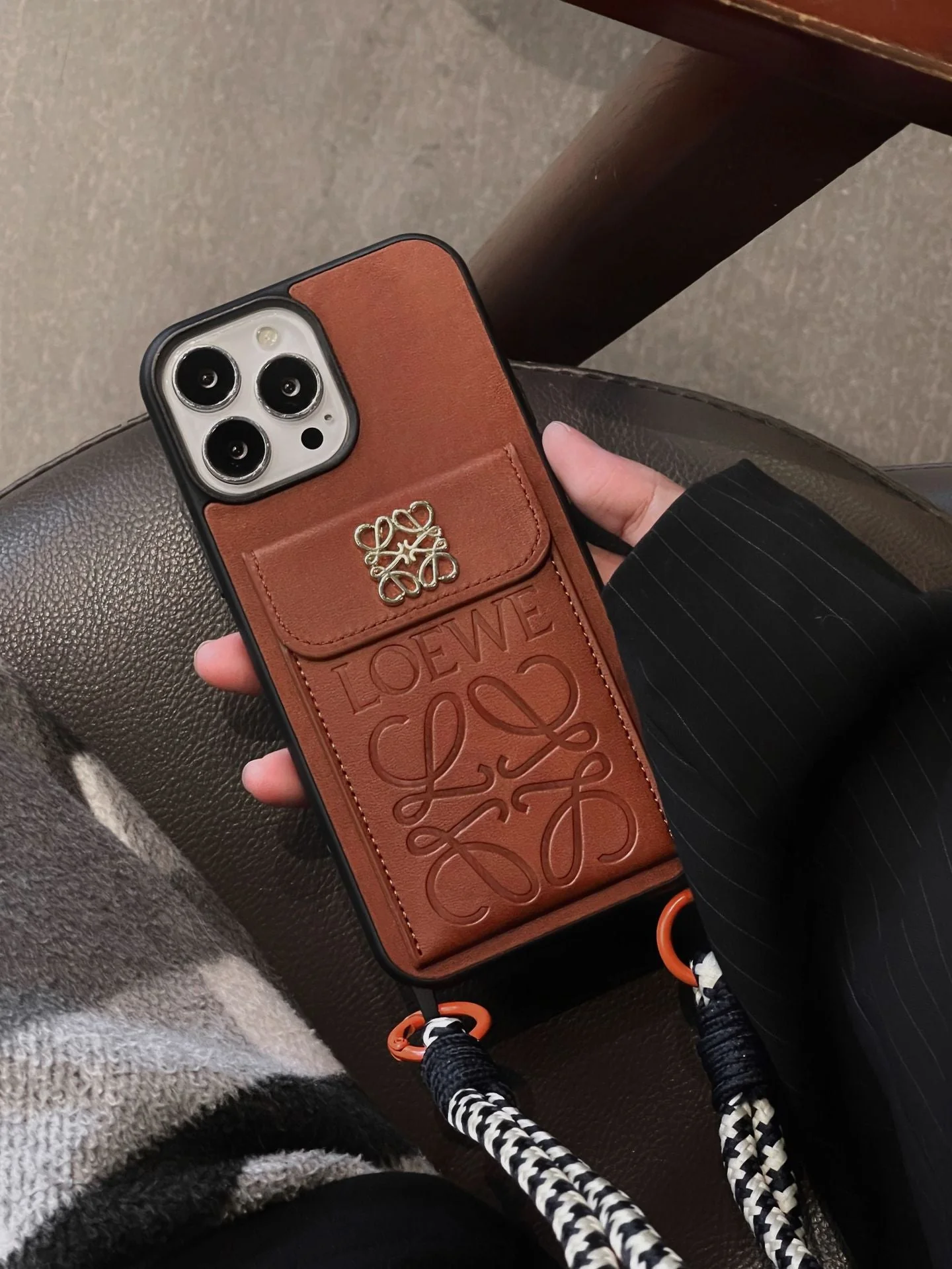 Loe Card Holder Leather iPhone Case - Wholesale & Influencer