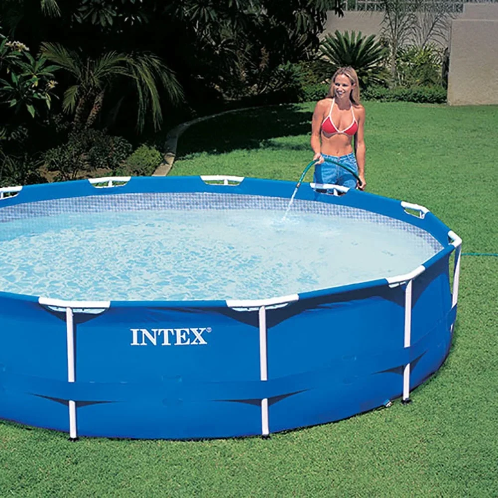 Intex Metal Frame Above Ground Swimming Pool With Filter And Cover, 12 Ft x 30 Inches - 28211EH - Image 32 Intex Metal Frame Above Ground Swimming Pool With Filter And Cover, 12 Ft x 30 Inches - 28211EH - Image 32