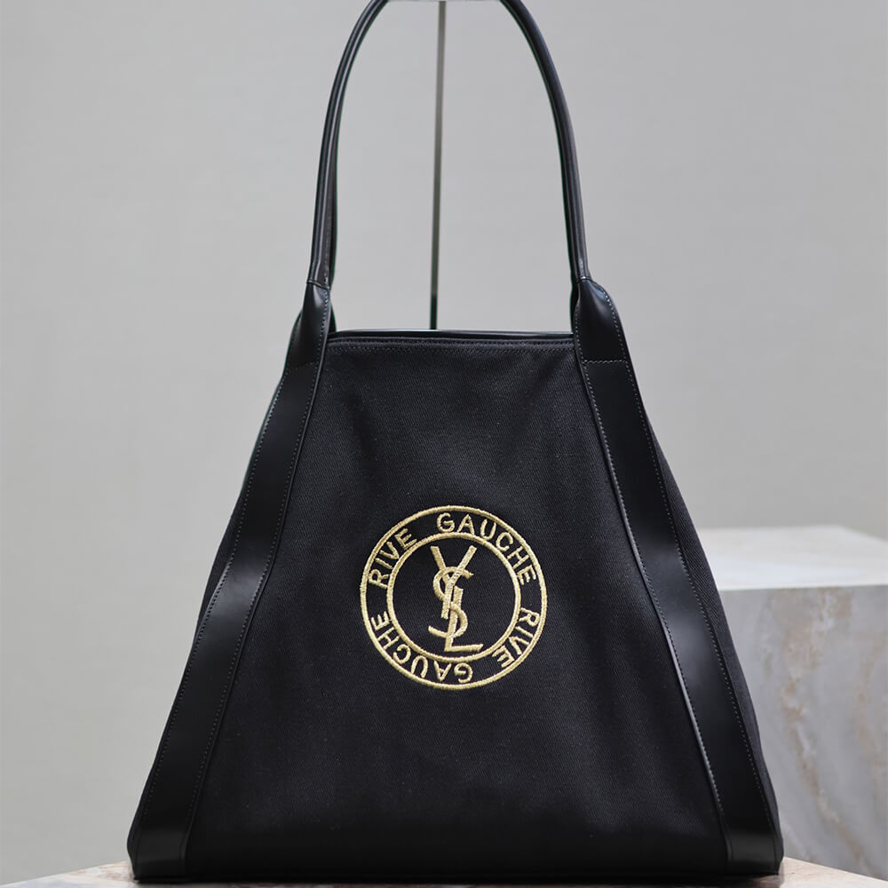 YSL Rive Gauche Tote Bag In Canvas1:1High-quality replica