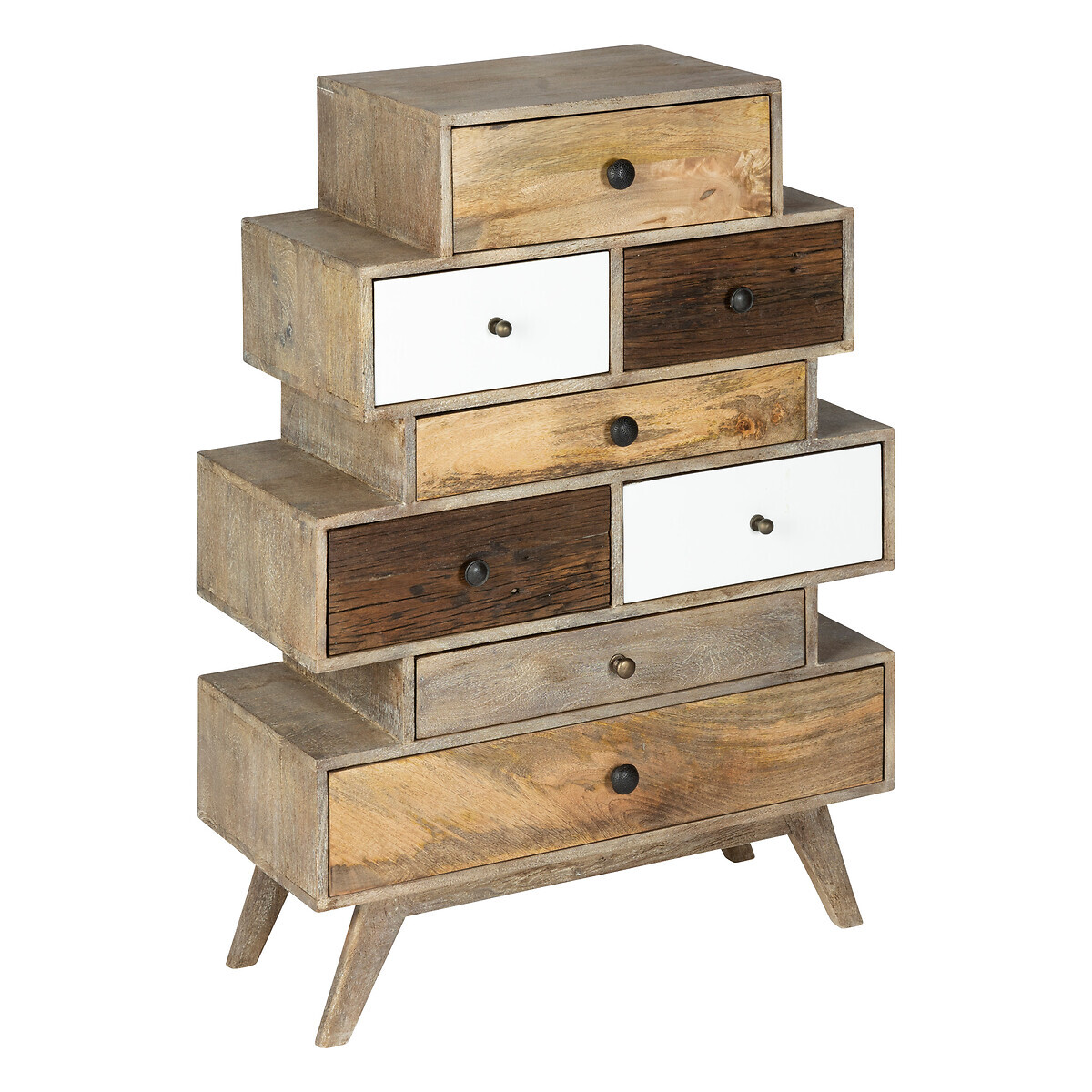 chest of drawers "Koval" Mango wood, 8 drawers