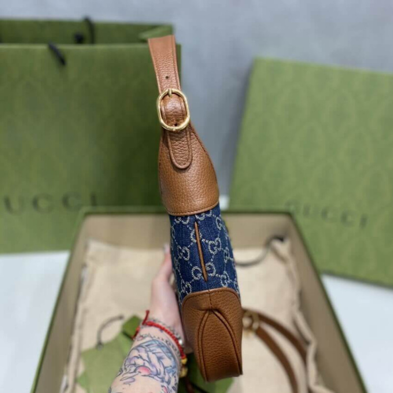 Replica Gucci Denim Jackie 1961 Small Shoulder Bag 6367061:1High-quality replica