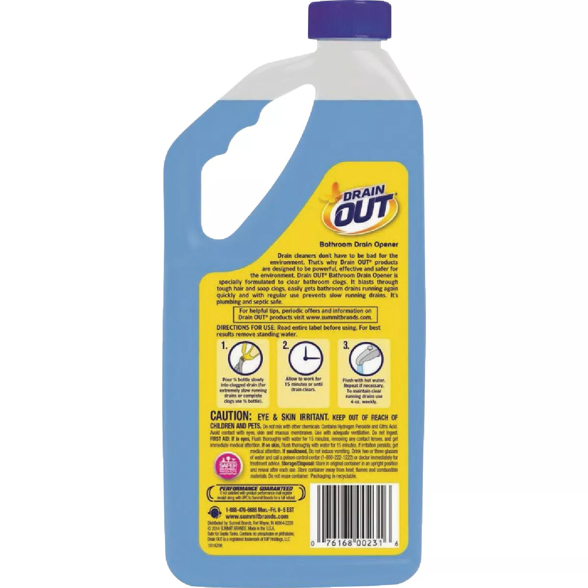 DrainOut 32 Oz. Liquid Bathroom Drain Opener