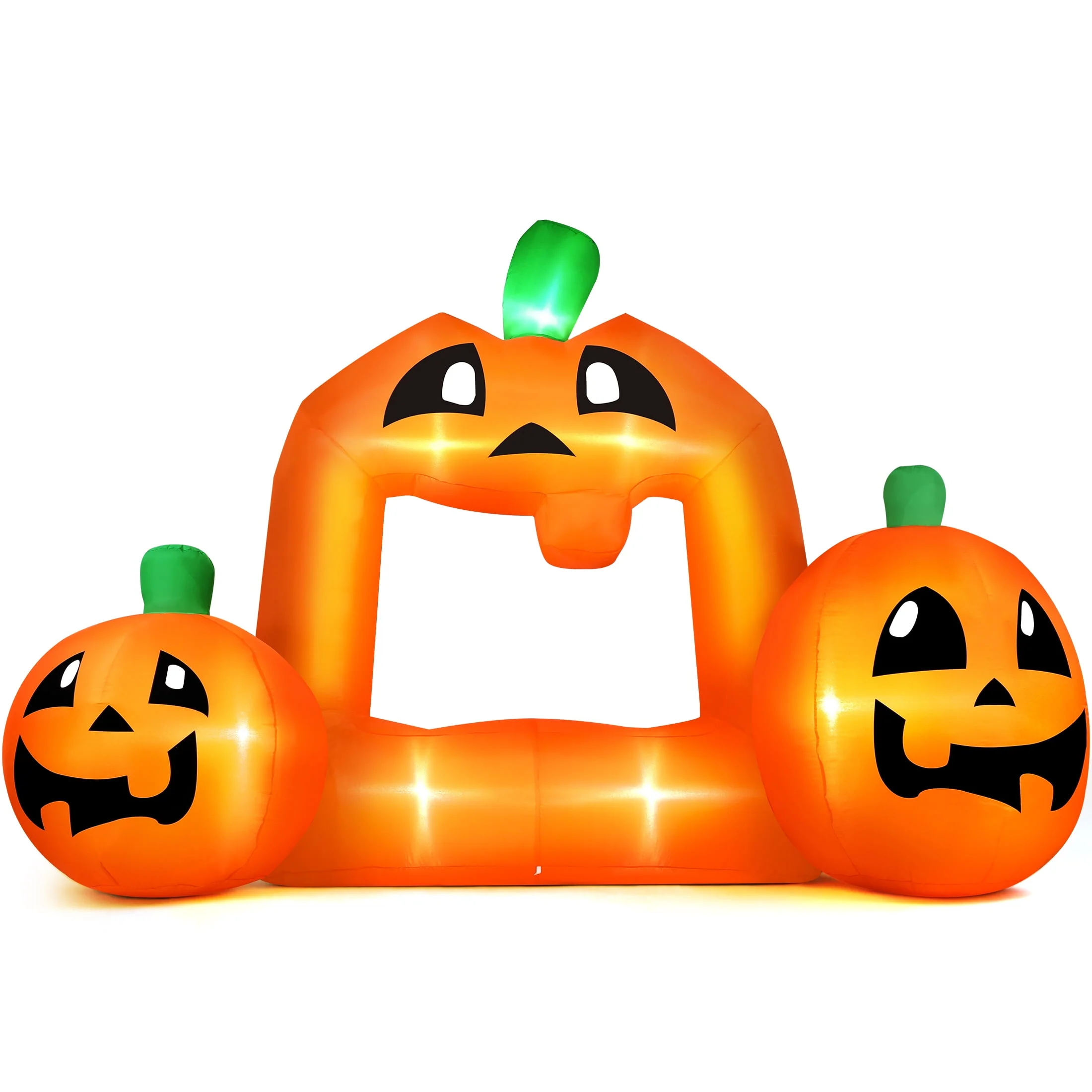 Firstness 8.5FT Halloween Inflatable,Pumpkin Photo with Lights for Party Yard Decorations - Image 11 Firstness 8.5FT Halloween Inflatable,Pumpkin Photo with Lights for Party Yard Decorations - Image 11