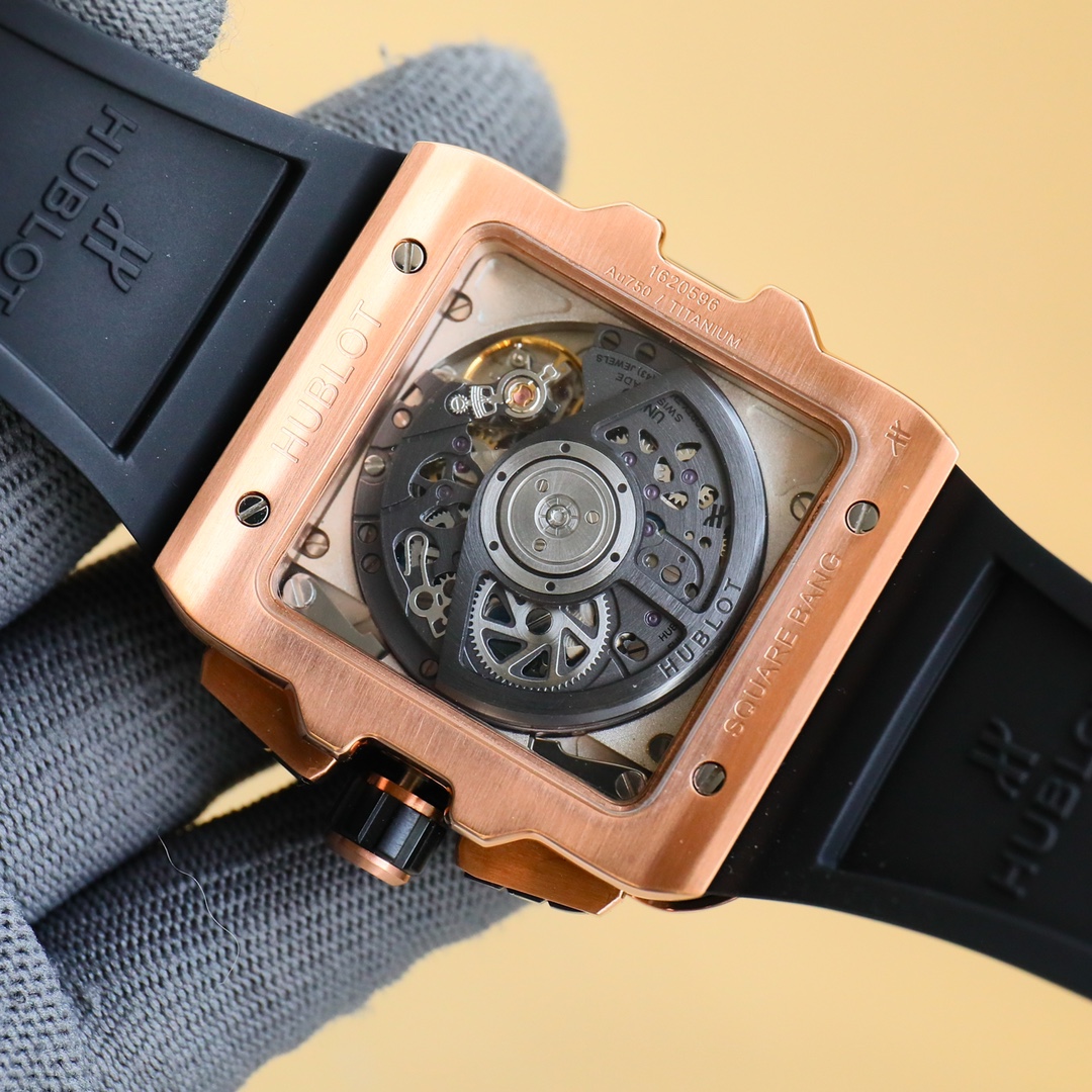 HUBLOT SQUARE BANG UNICO 45MM RUBBER STRAP(1:1 replica) - Top club