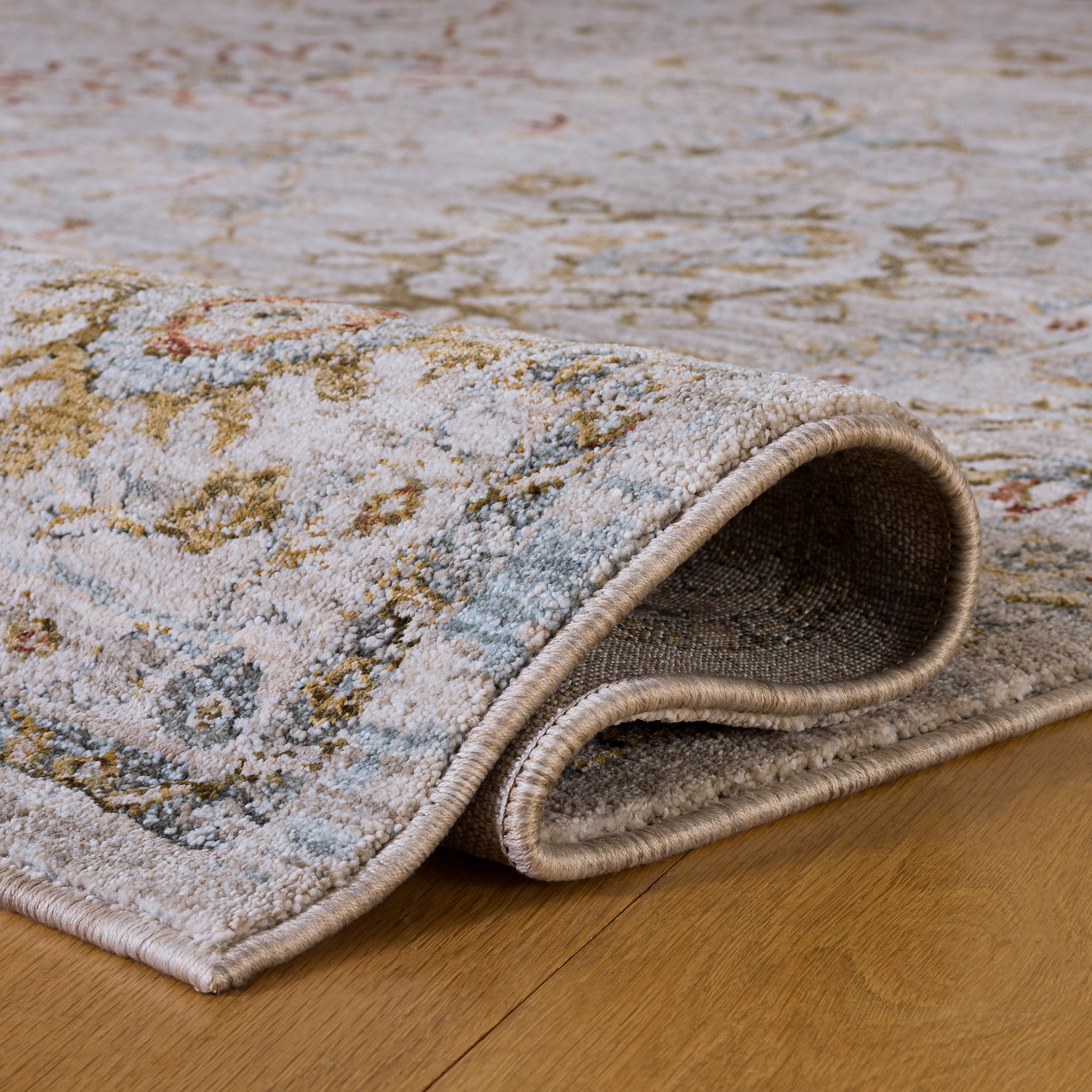 Safavieh Hamilton Area Rug, Gray Gold, 9’ x 12’ - Image 3