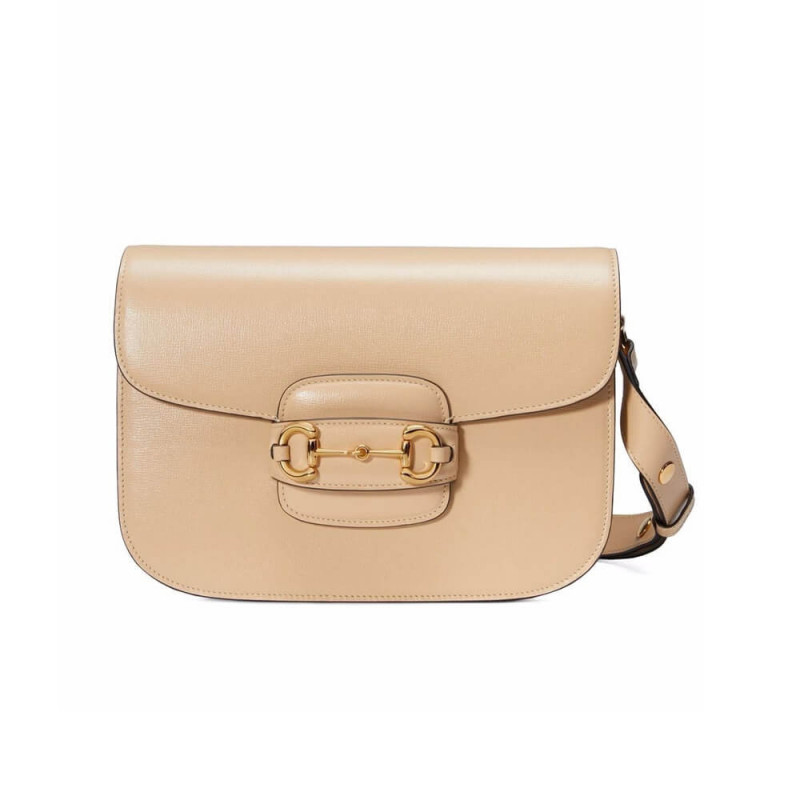 Replica Gucci 1955 Horsebit Leather Shoulder Bag 602204