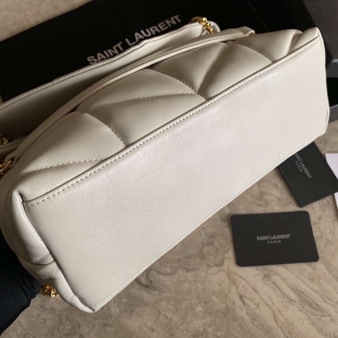 PUFFER MEDIUM BAG IN QUILTED LAMBSKIN1:1High-quality replica