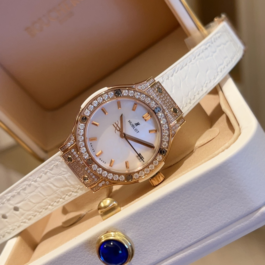 Hublot Classic 33mm High-End Women's Watch(1:1 replica) - Top club
