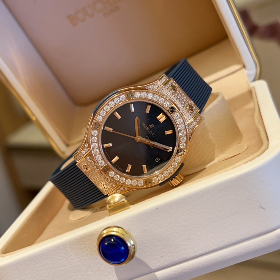Hublot Classic 33mm High-End Women's Watch(1:1 replica) - Top club