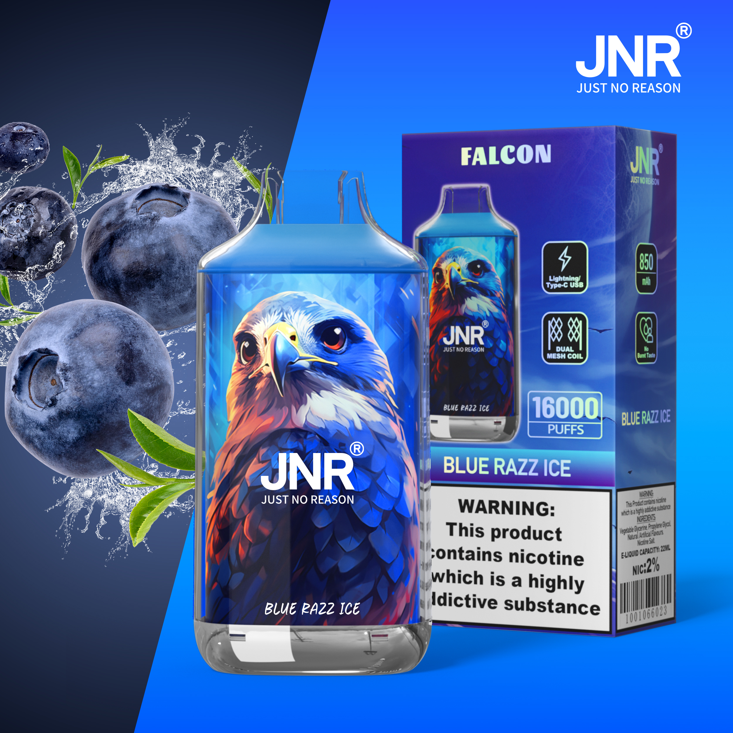 JNR Falcon 16000 Puffs