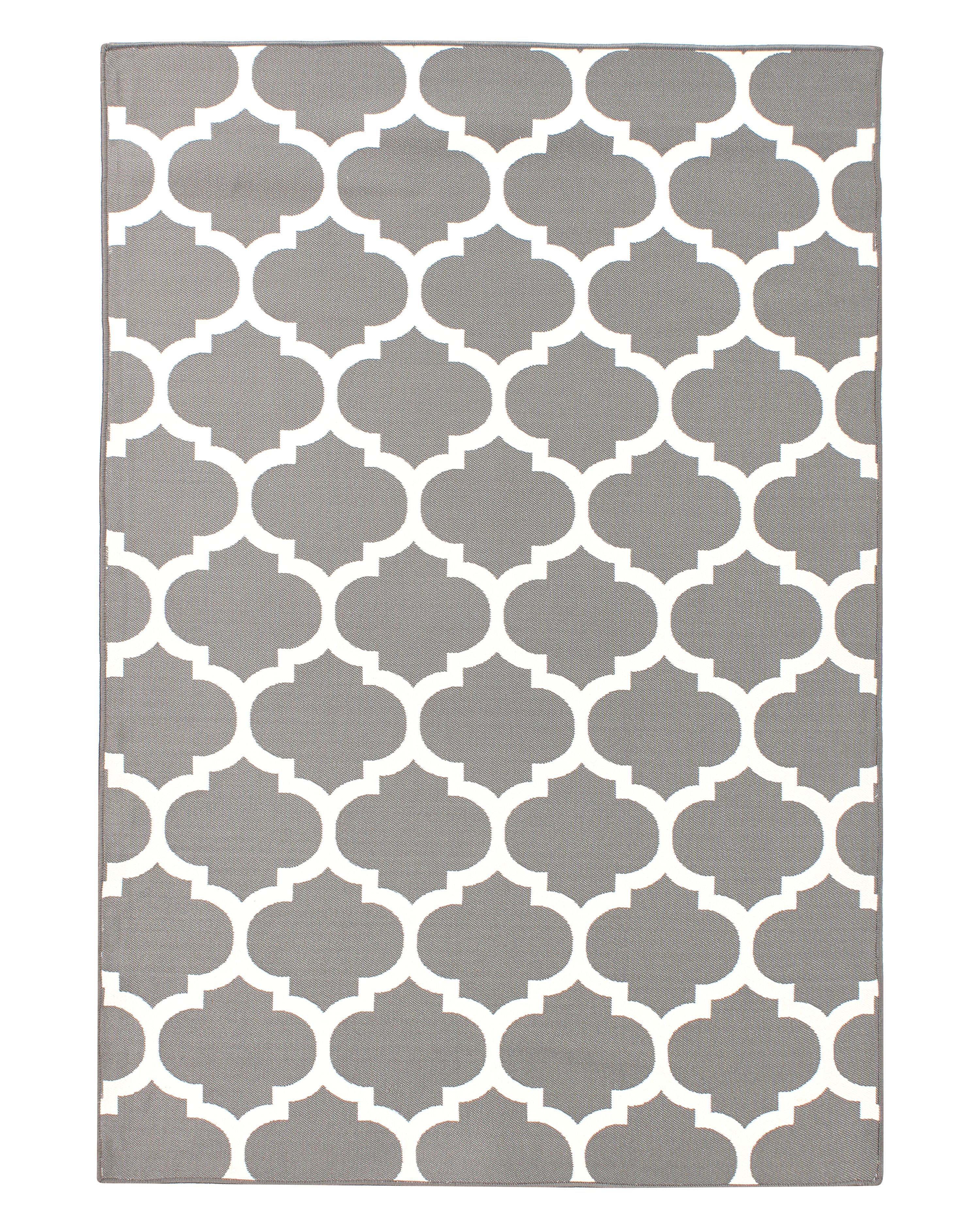 Outdoor Rug AKSU Grey 140 x 200 cm Reversible