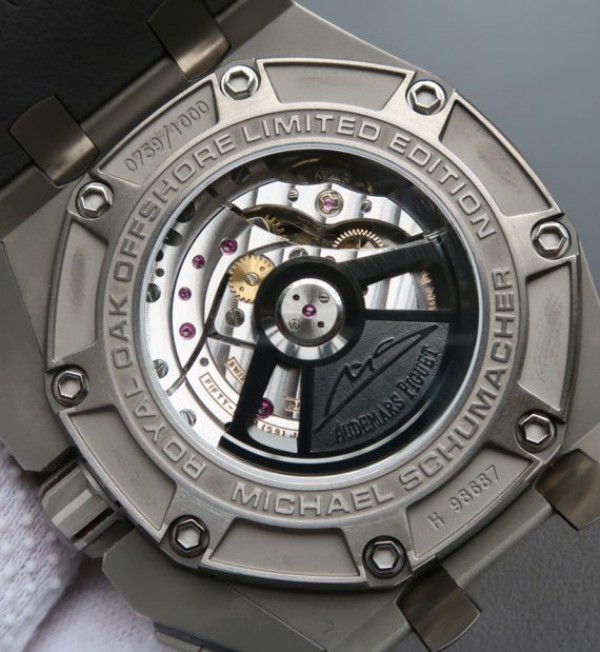 Replica Audemars Piguet JF Royal Oak Offshore Titanium Michael Schumacher Gray Dial A3126 - Top club