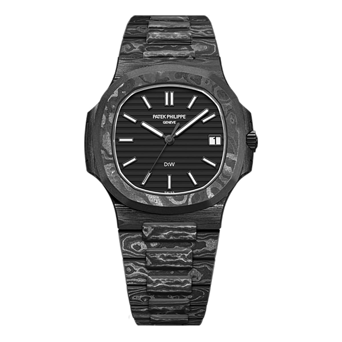 Best Fake Patek Philippe Replica Watch Nautilus All Carbon Black The Black Grail Project(1:1 replica) - Elite Watch Atelier