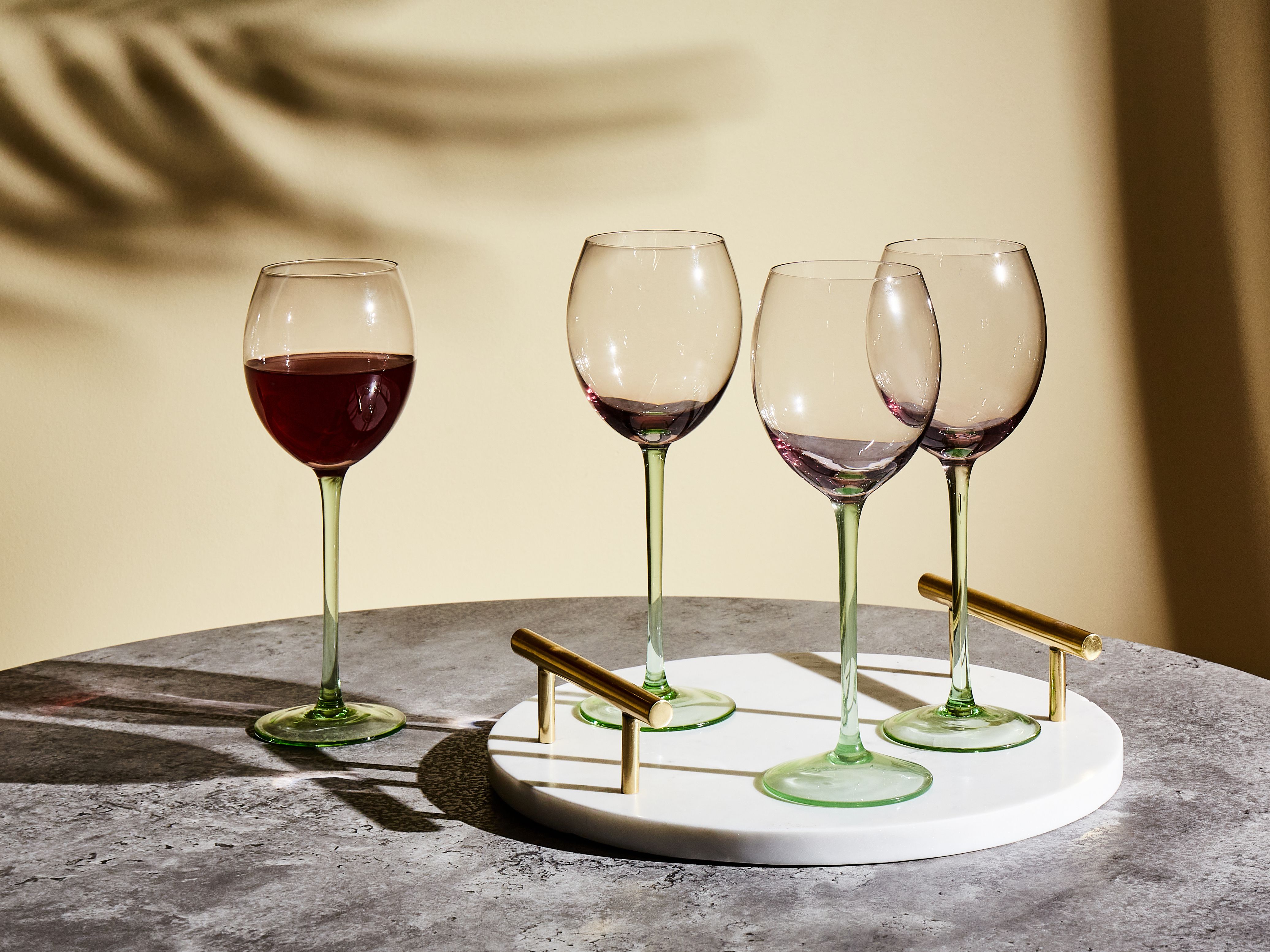 Set of 4 Wine Glasses DIOPSIDE 360 ml Pink