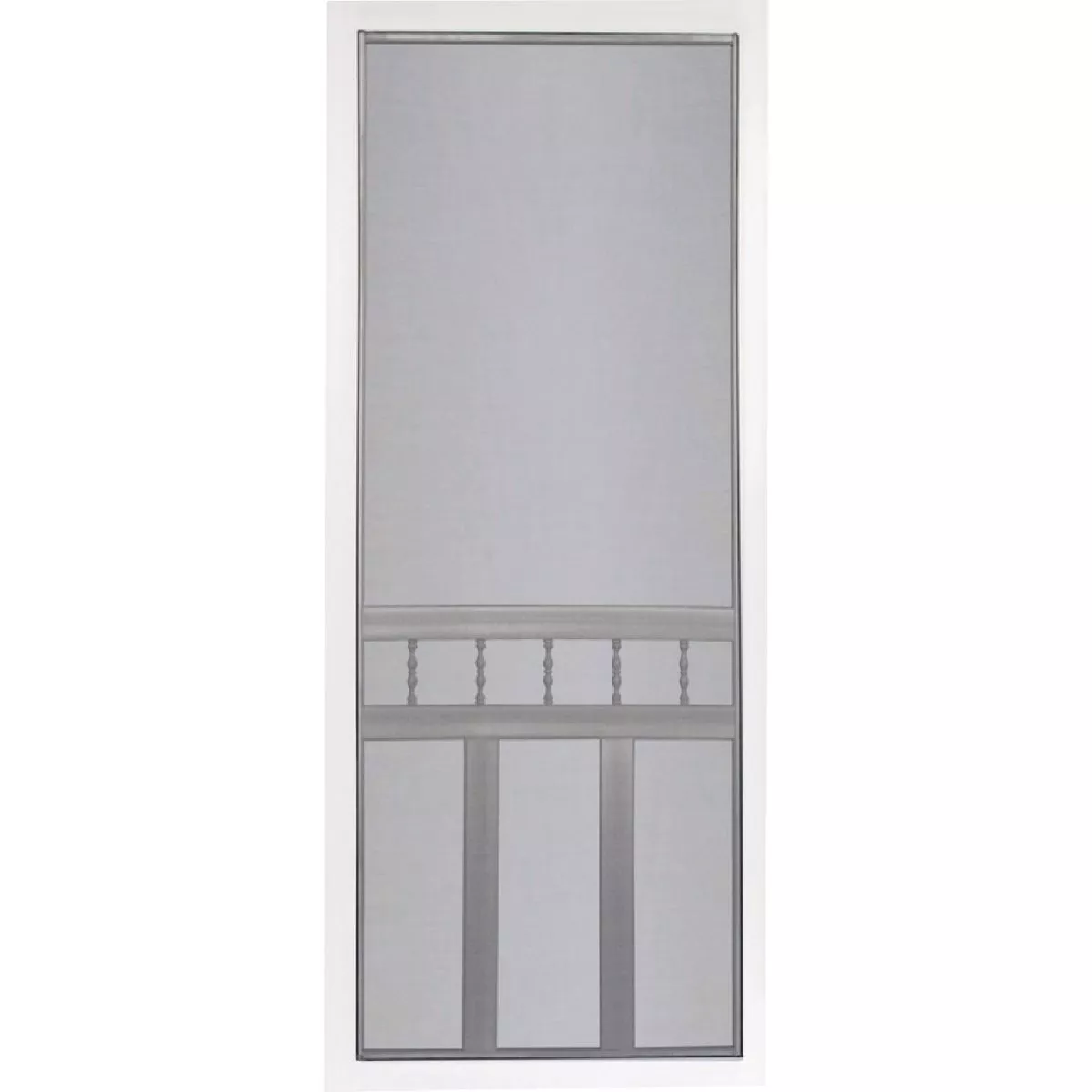 Screen Tight Waccamaw 32 In. W x 80 In. H x 1 In. Thick White Vinyl Screen Door