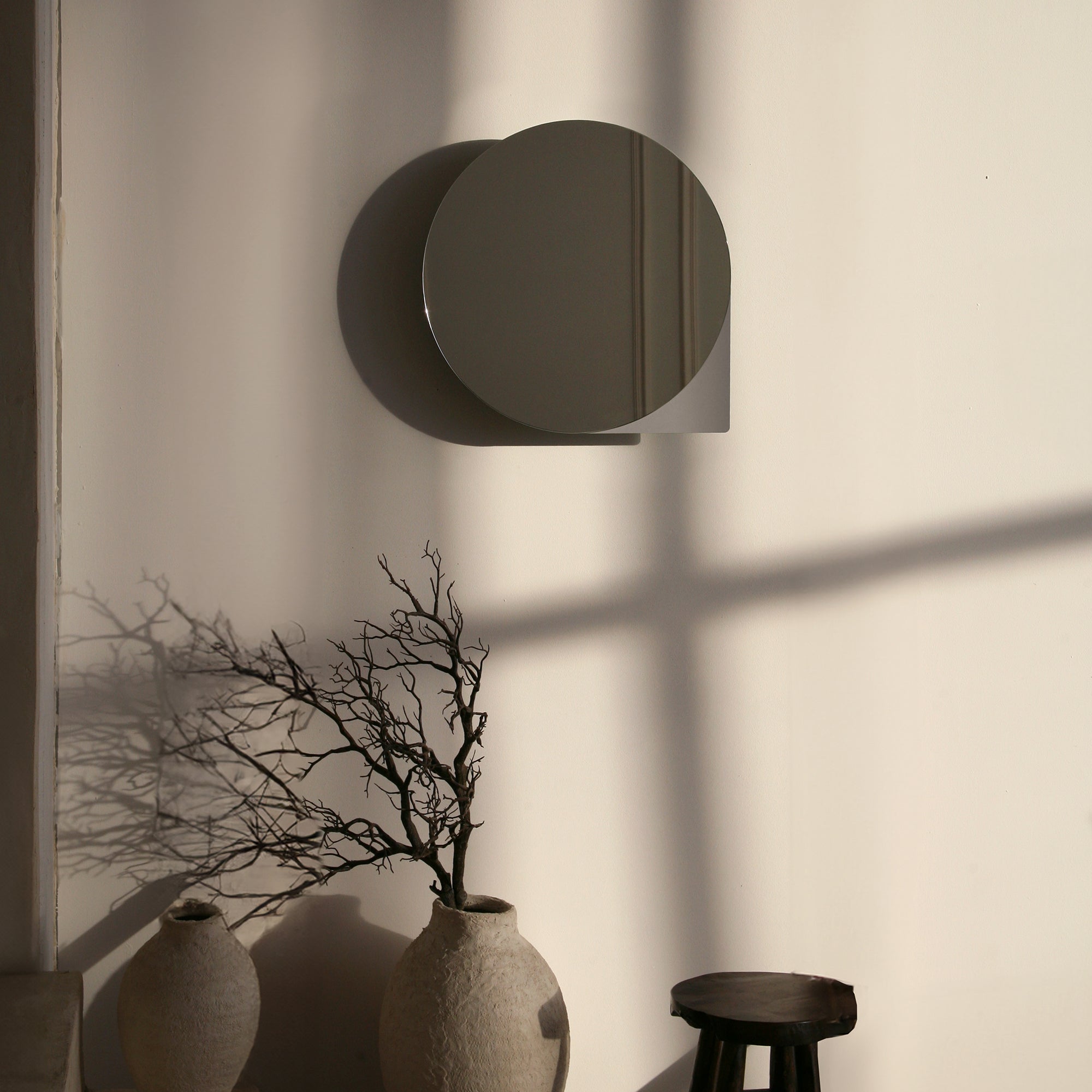 Spinder x BUDDE spiegelkast Sonnet S - Silky Taupe - 3 haakjes