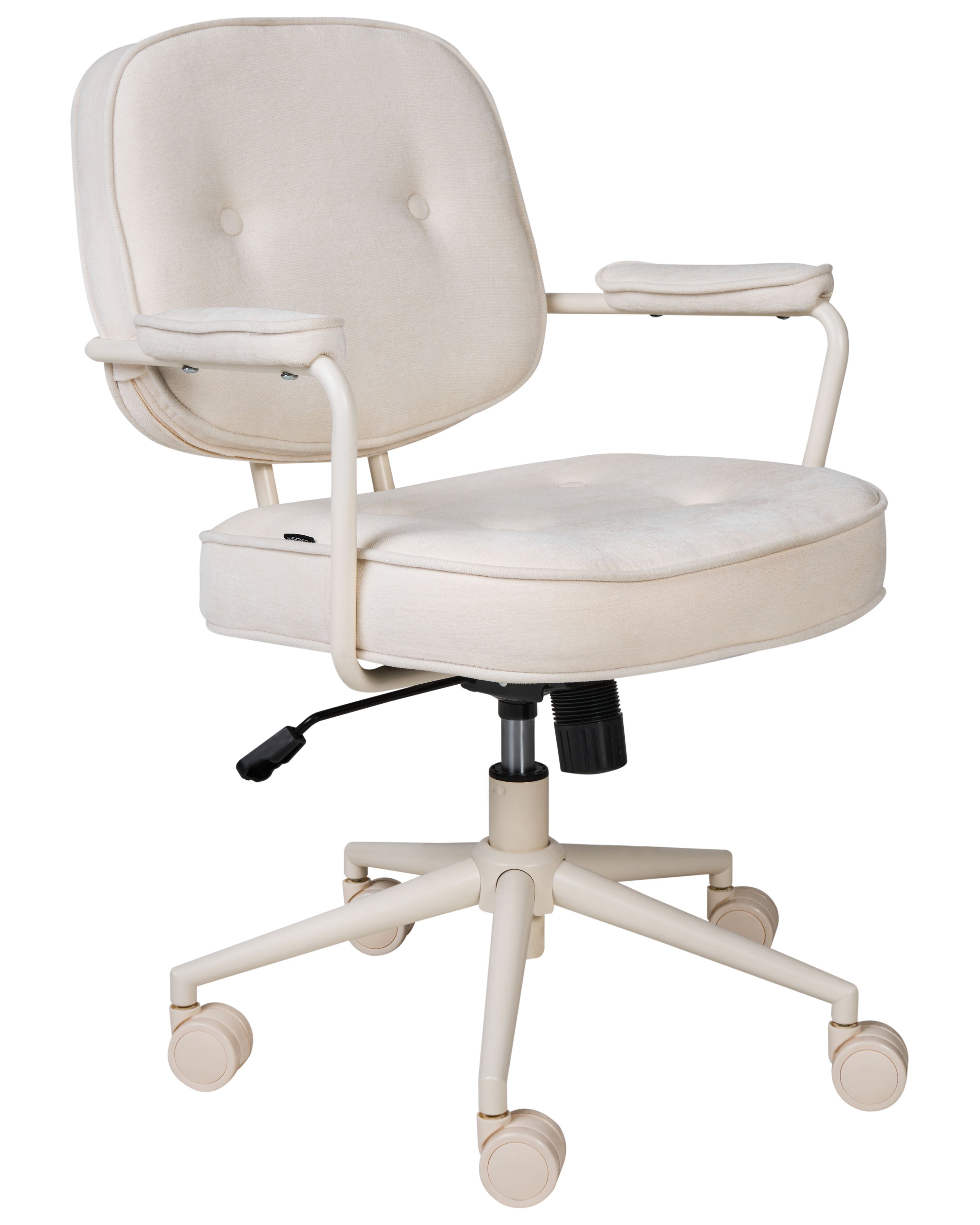 Desk Chair PARAMUS Fabric Off-White