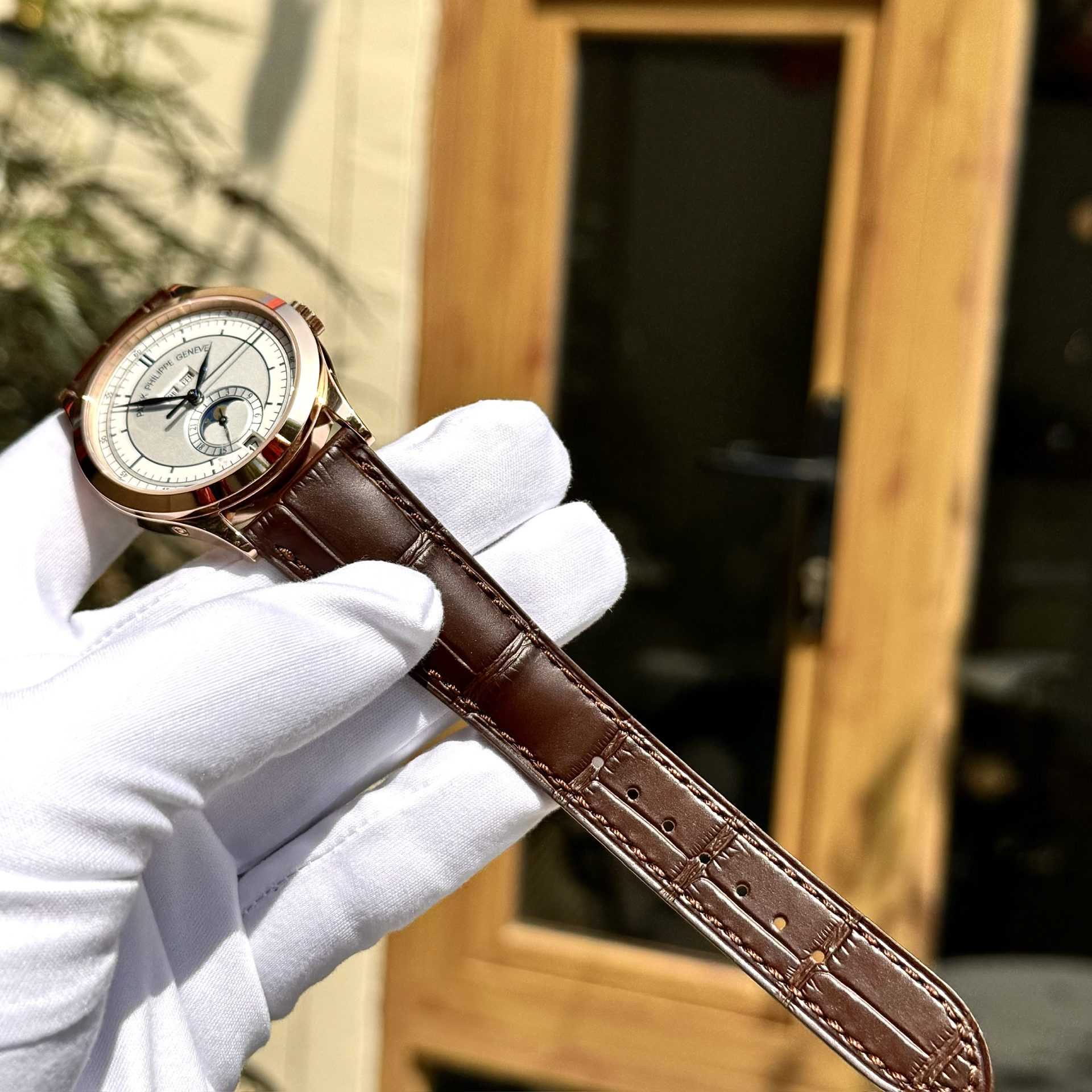Patek Philippe Replica Watch Complications 5396R Men Leather Strap GR Factory 38.5mm - Top club