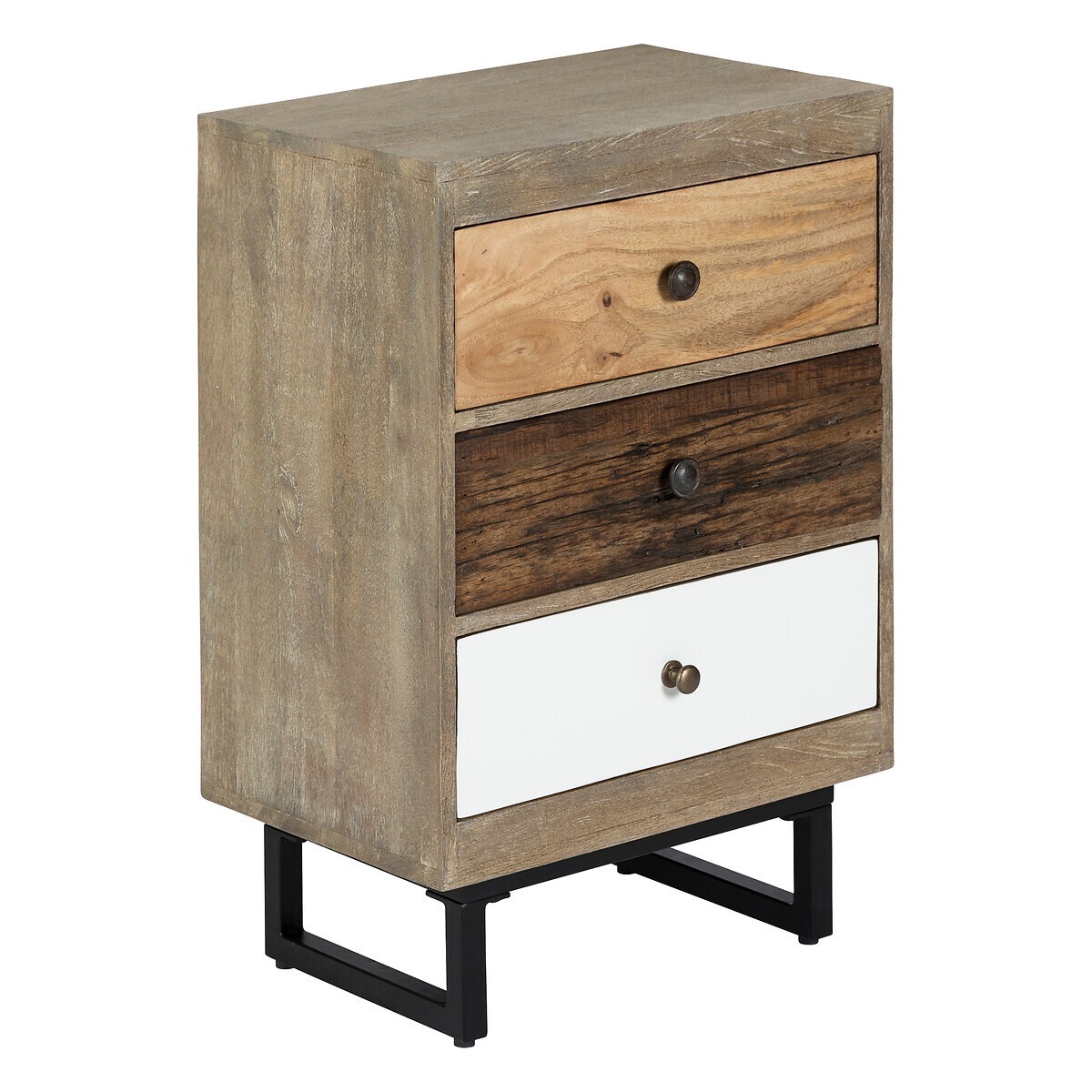 Bedside table "Koval" Mango wood, H.73 cm