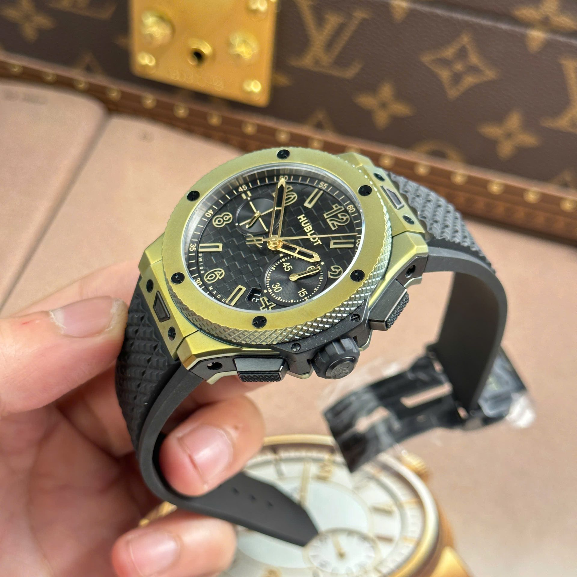 Hublot Big Bang 20th Anniversary Imitation Watches Automatic Movement BBA Factory 43mm - Top club
