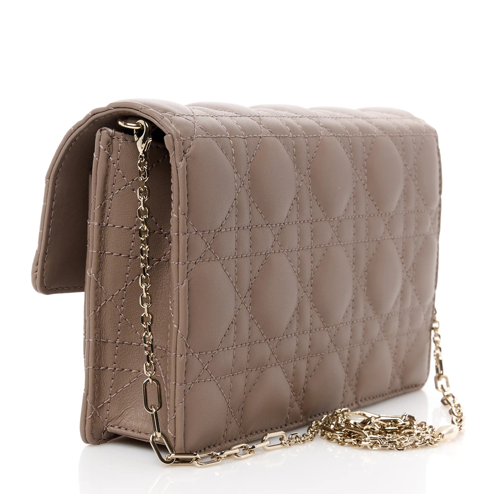 Shop Dior Warm Taupe Cannage Replica Handbags – Mirror Quality1:1High-quality replica