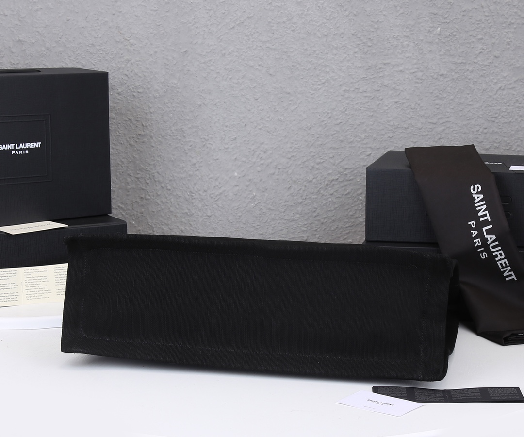 Replica Ysl Rive Gauche Tote Bag In Linen And Leather1:1High-quality replica