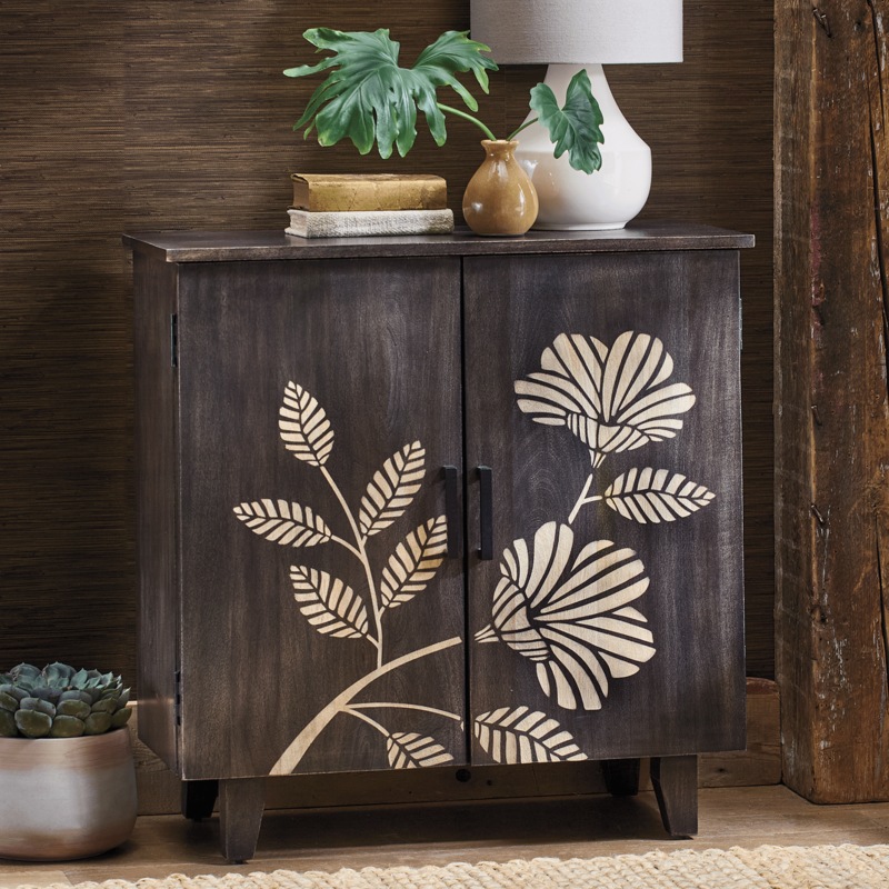 Zofia Flor Cabinet - MIDNIGHT VELVET CATALOG