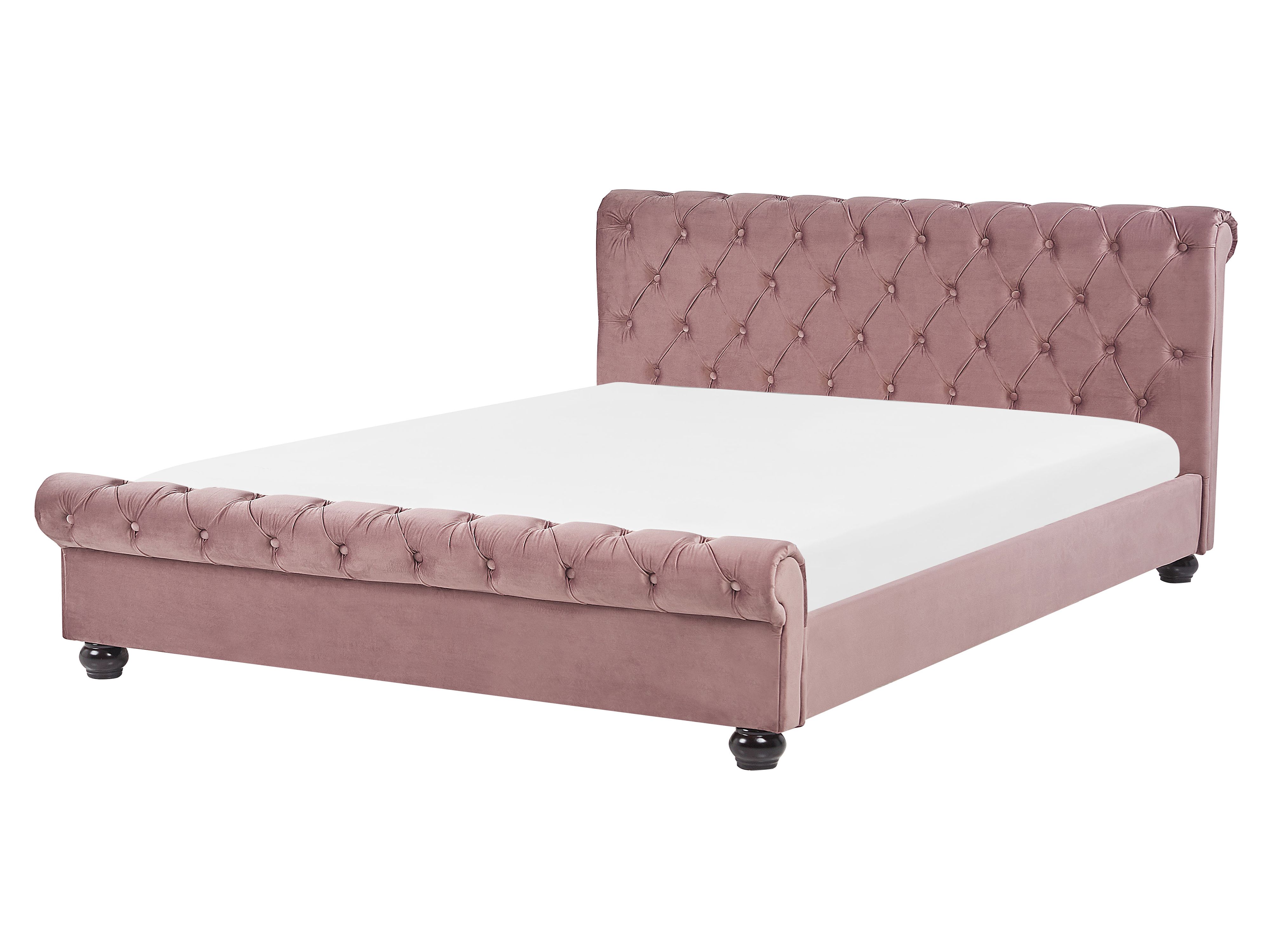 Waterbed Velvet AVALLON 160 x 200 cm (EU King Size) Pink